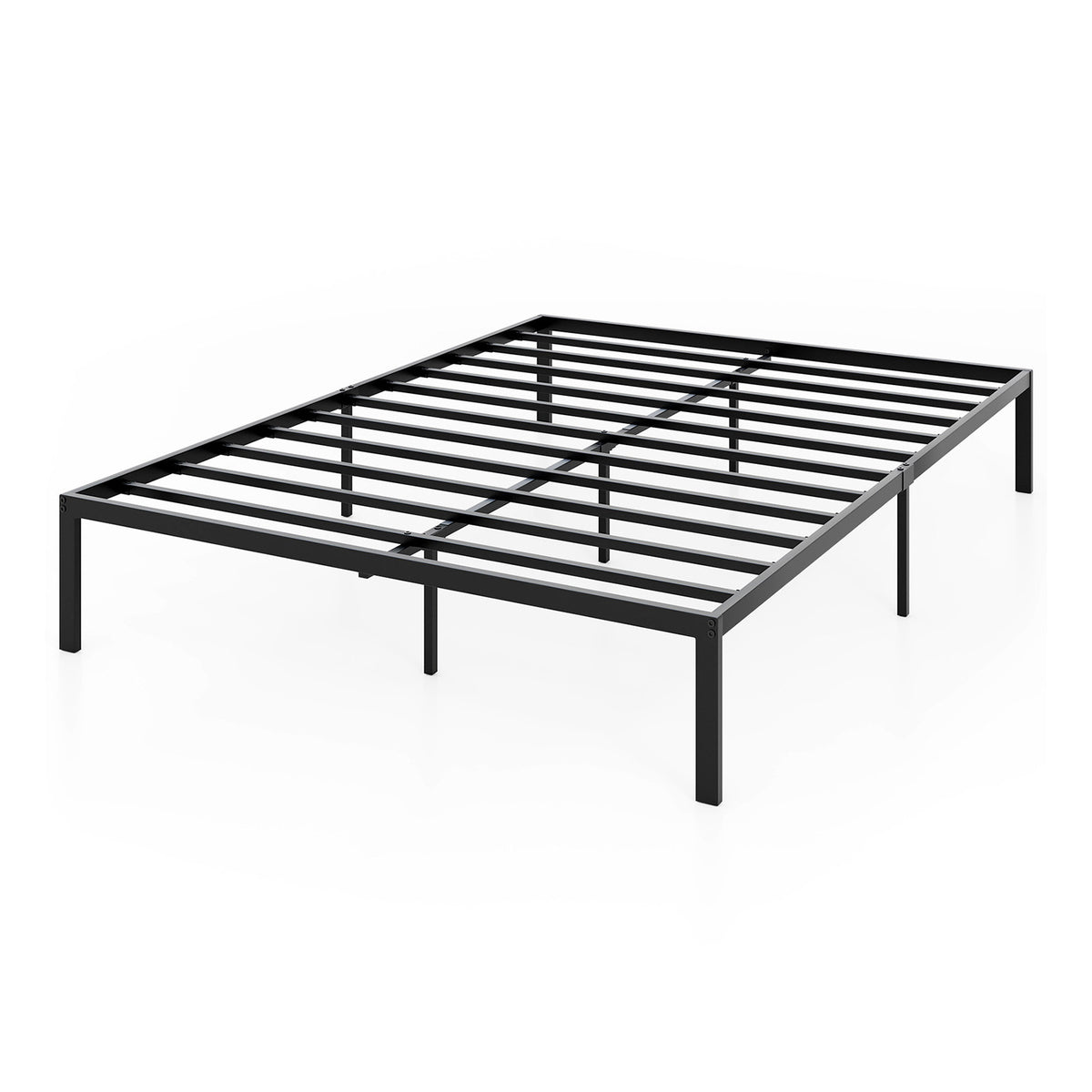 Metal Bed Frame Heavy Duty Support Slats Mattress Foundation-Simple Bed Frame-DECOROLALA
