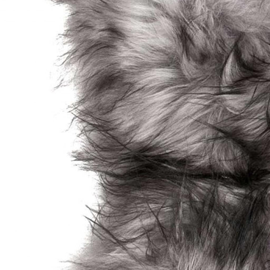 Metallic Silver Animal Print Area Rug-Area Rugs-DECOROLALA