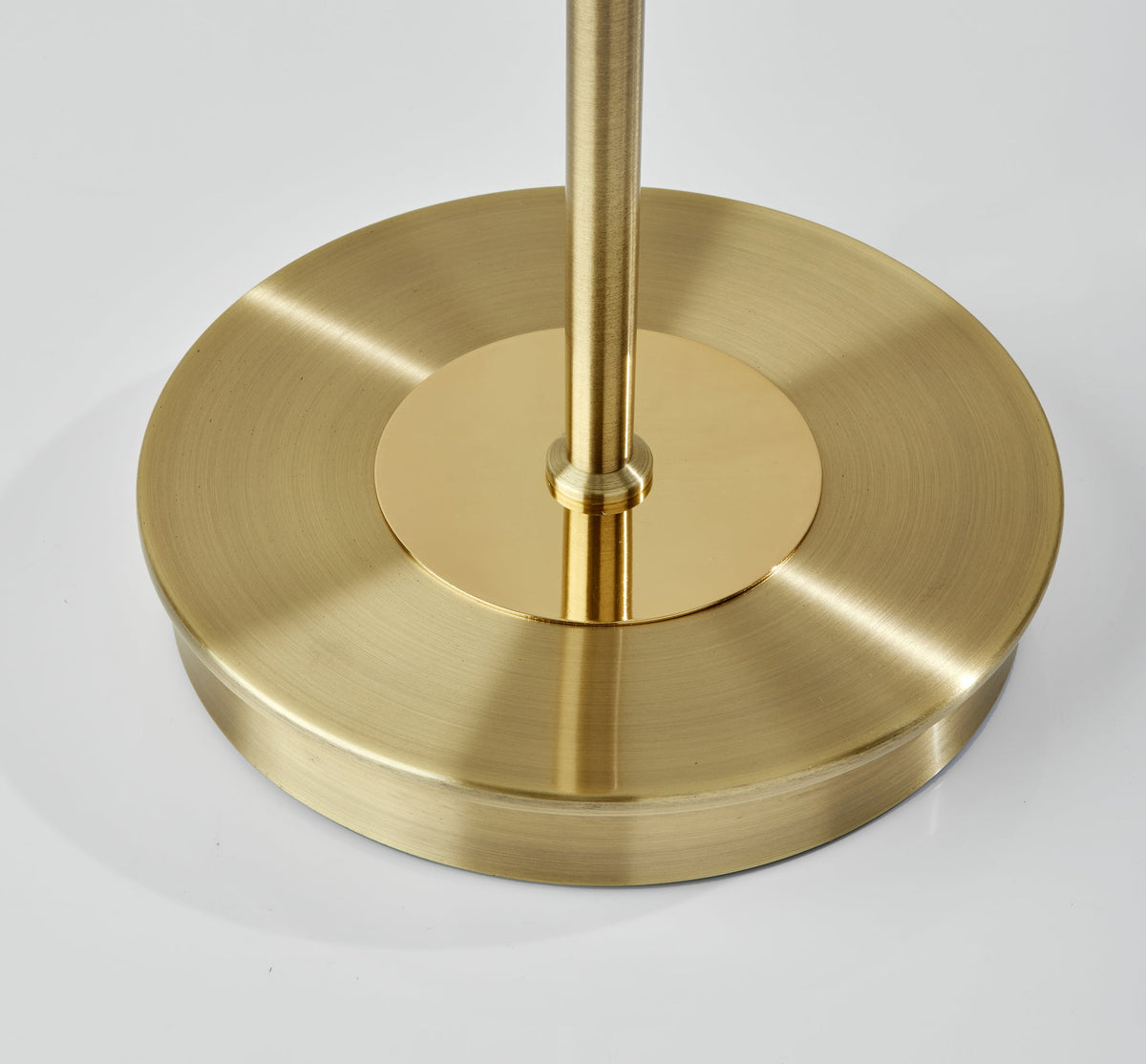 Metropolis Torchiere - Brushed Brass Floor Lamp-Lighting-DECOROLALA