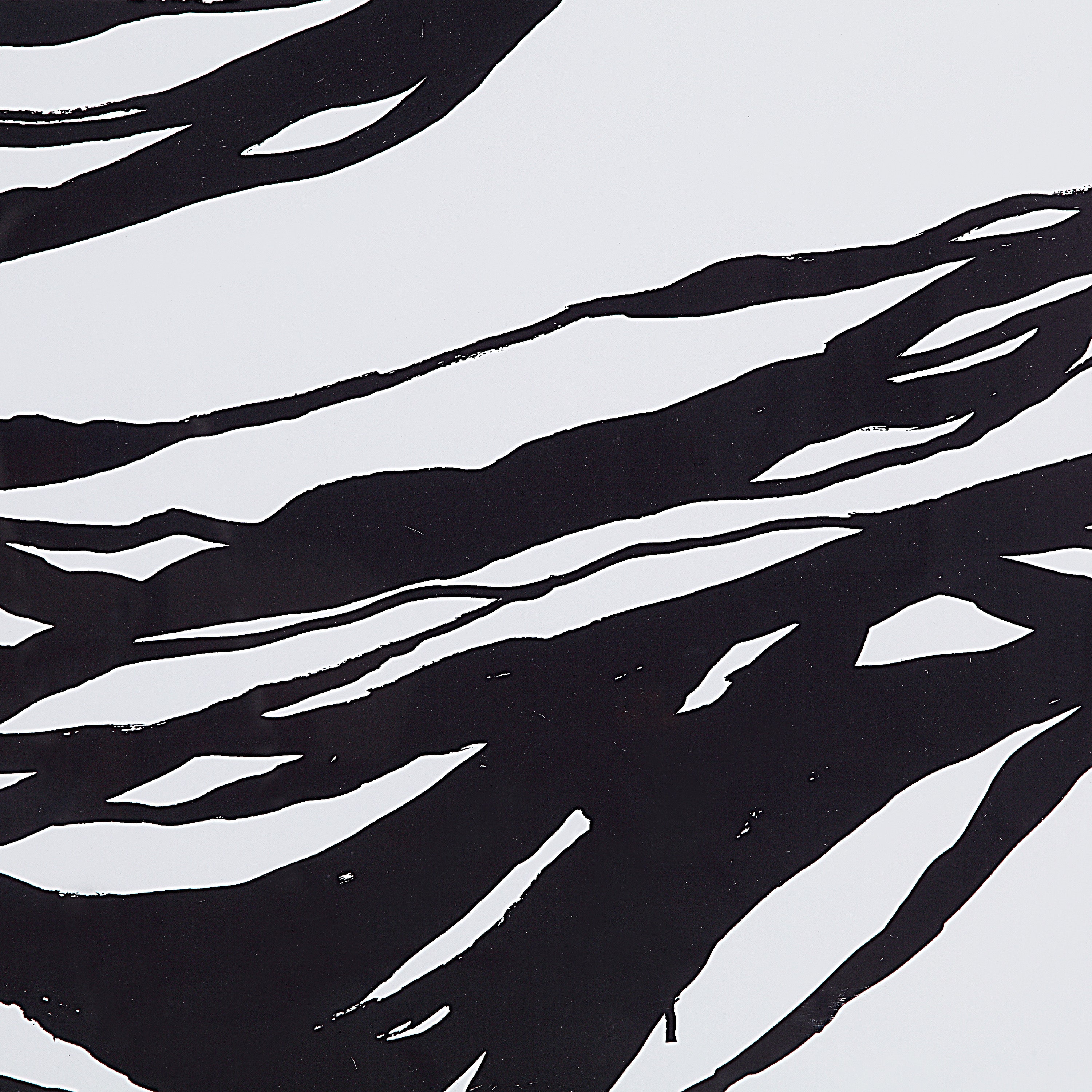 Mica 45" Wide Wall Art with Wood Frame, Painted Black-Canvas Art-DECOROLALA