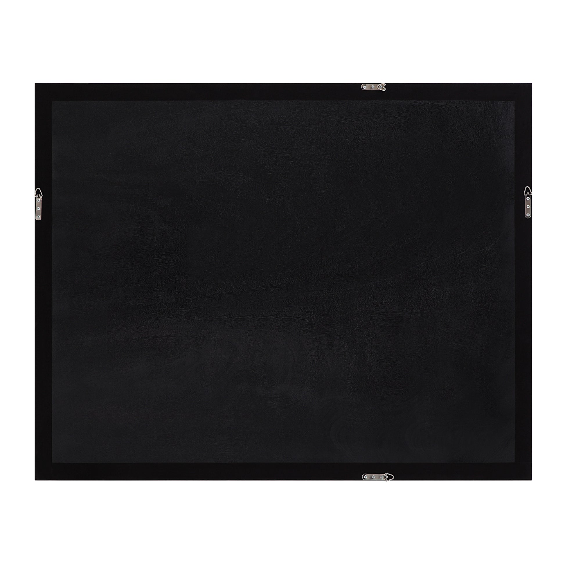 Mica 45" Wide Wall Art with Wood Frame, Painted Black-Canvas Art-DECOROLALA