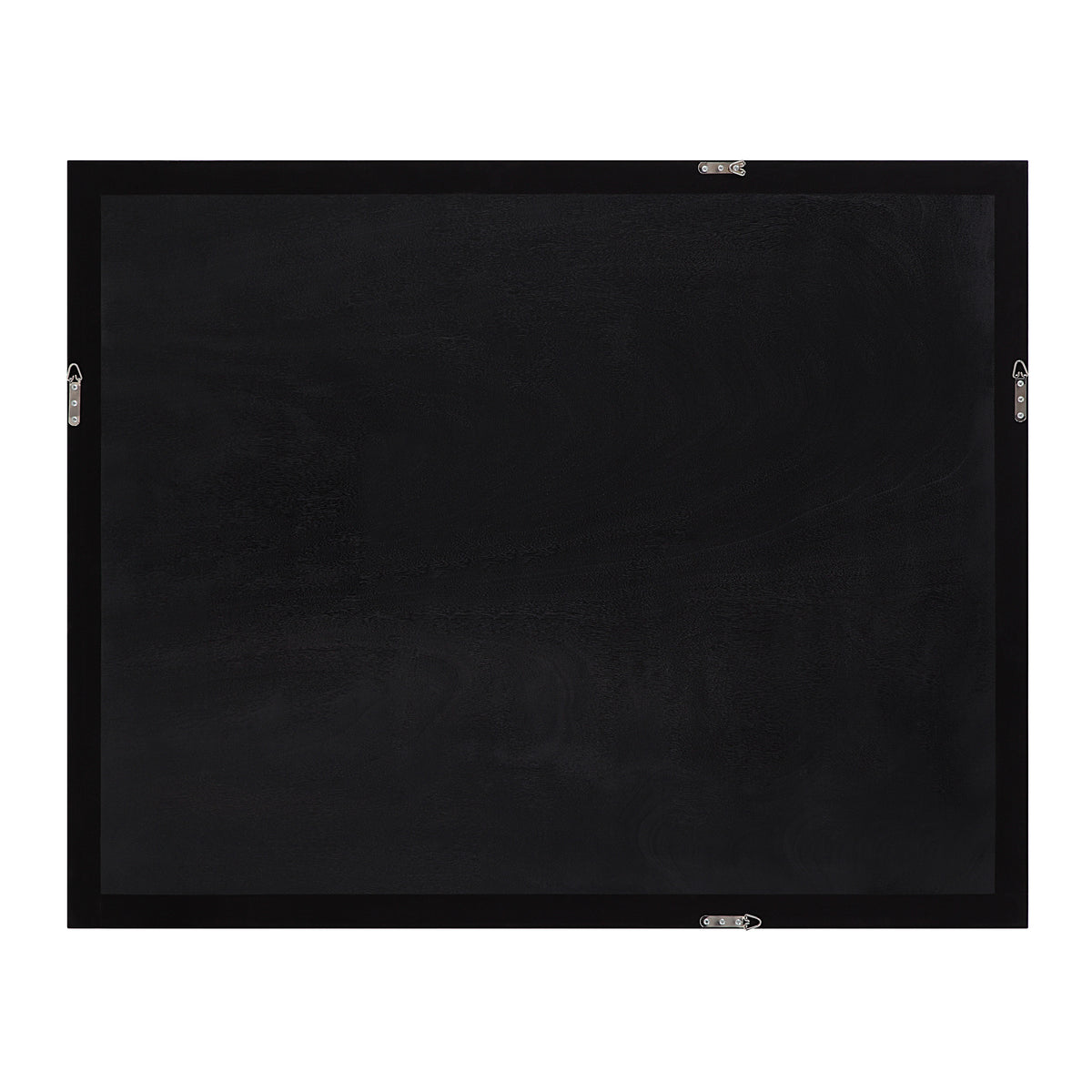 Mica 45" Wide Wall Art with Wood Frame, Painted Black-Canvas Prints-DECOROLALA