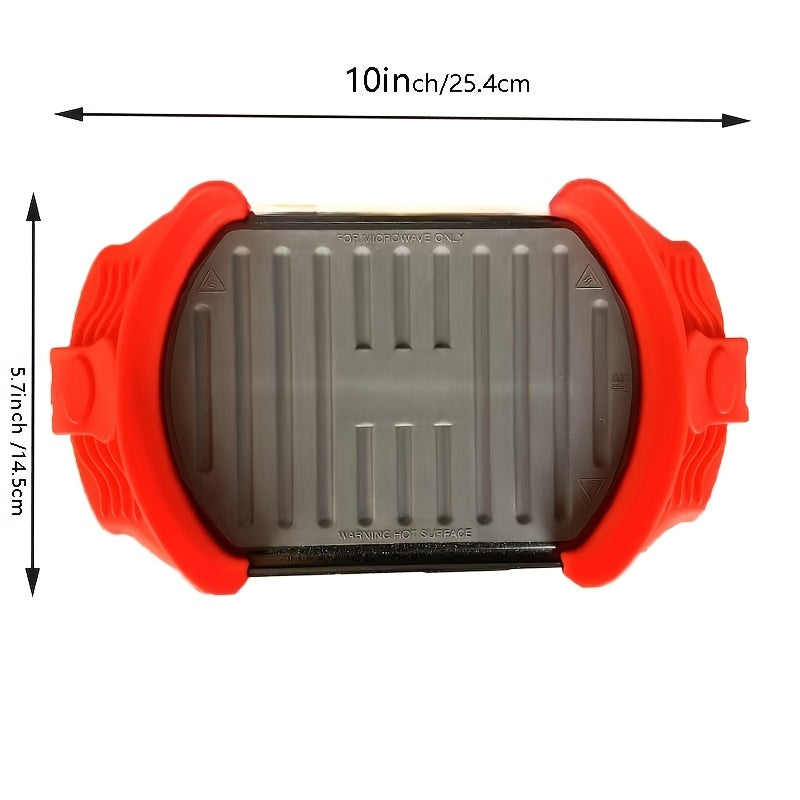 Microwave Adjustable Panini & Sandwich Press - Red Silicone-Table-DECOROLALA