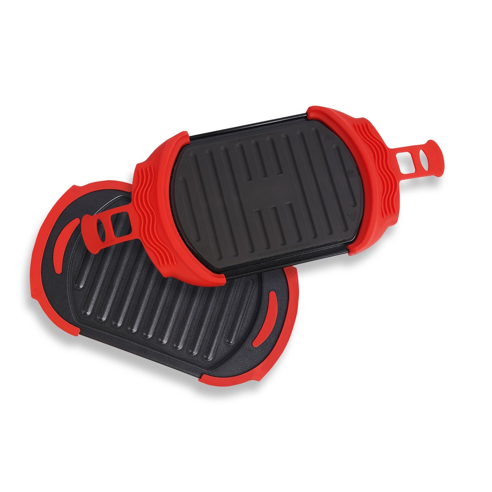 Microwave Adjustable Panini & Sandwich Press - Red Silicone-Table-DECOROLALA