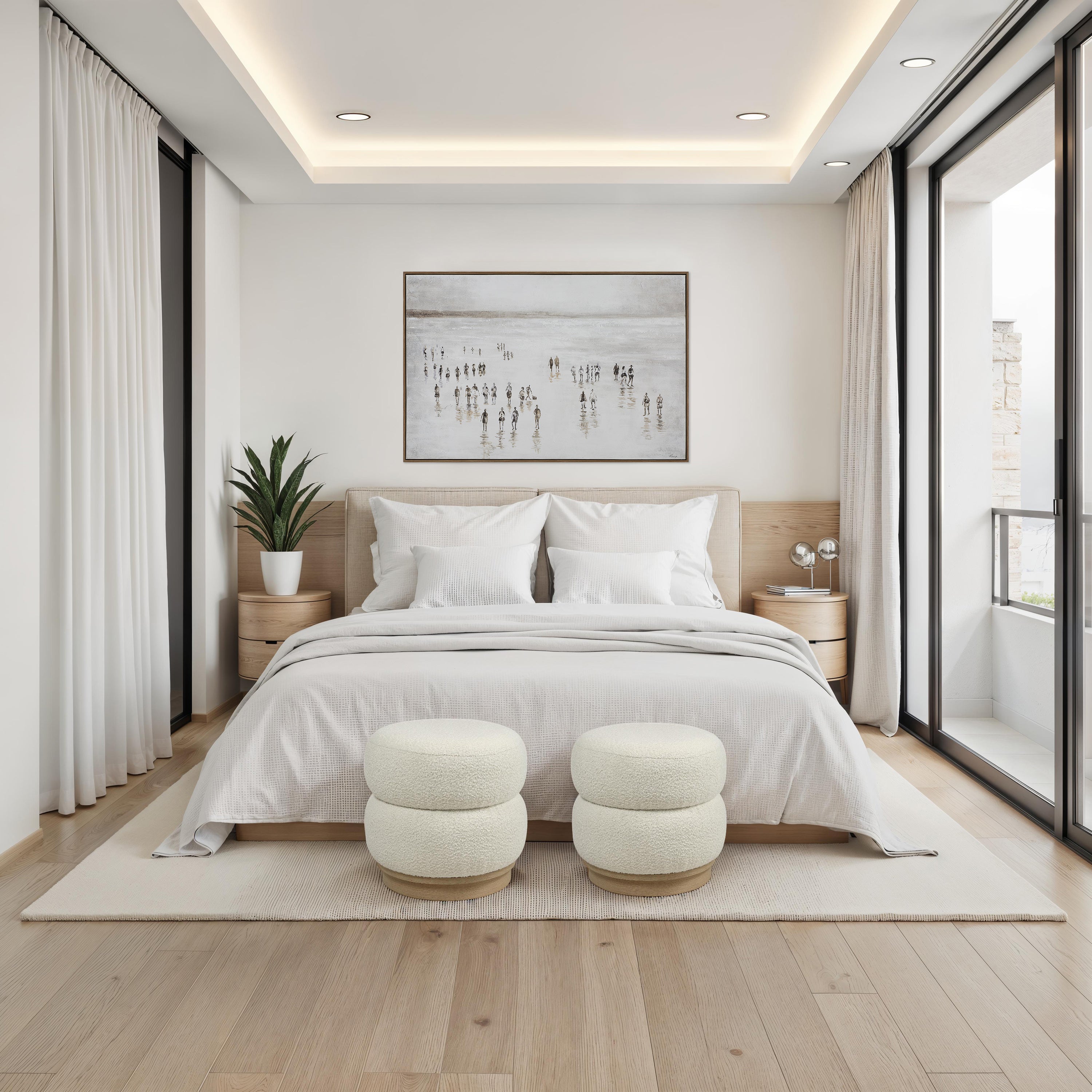 Miele 18.0" Height Ottoman-Ottoman-DECOROLALA