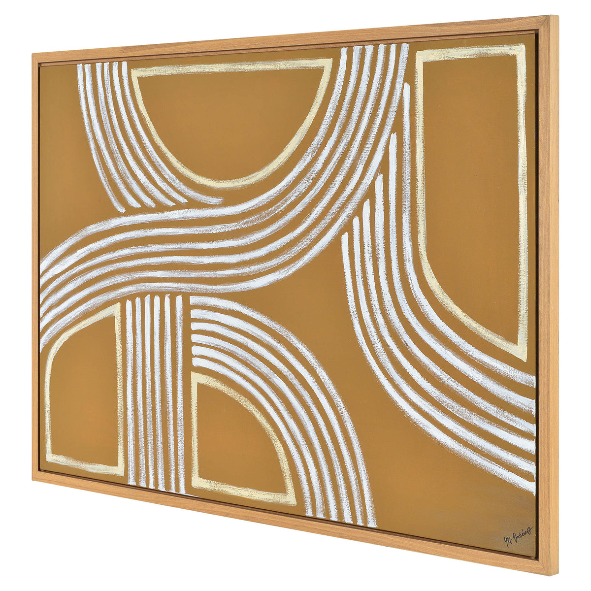 Milestone 60" Wide Canvas Art, Beige-Canvas Prints-DECOROLALA