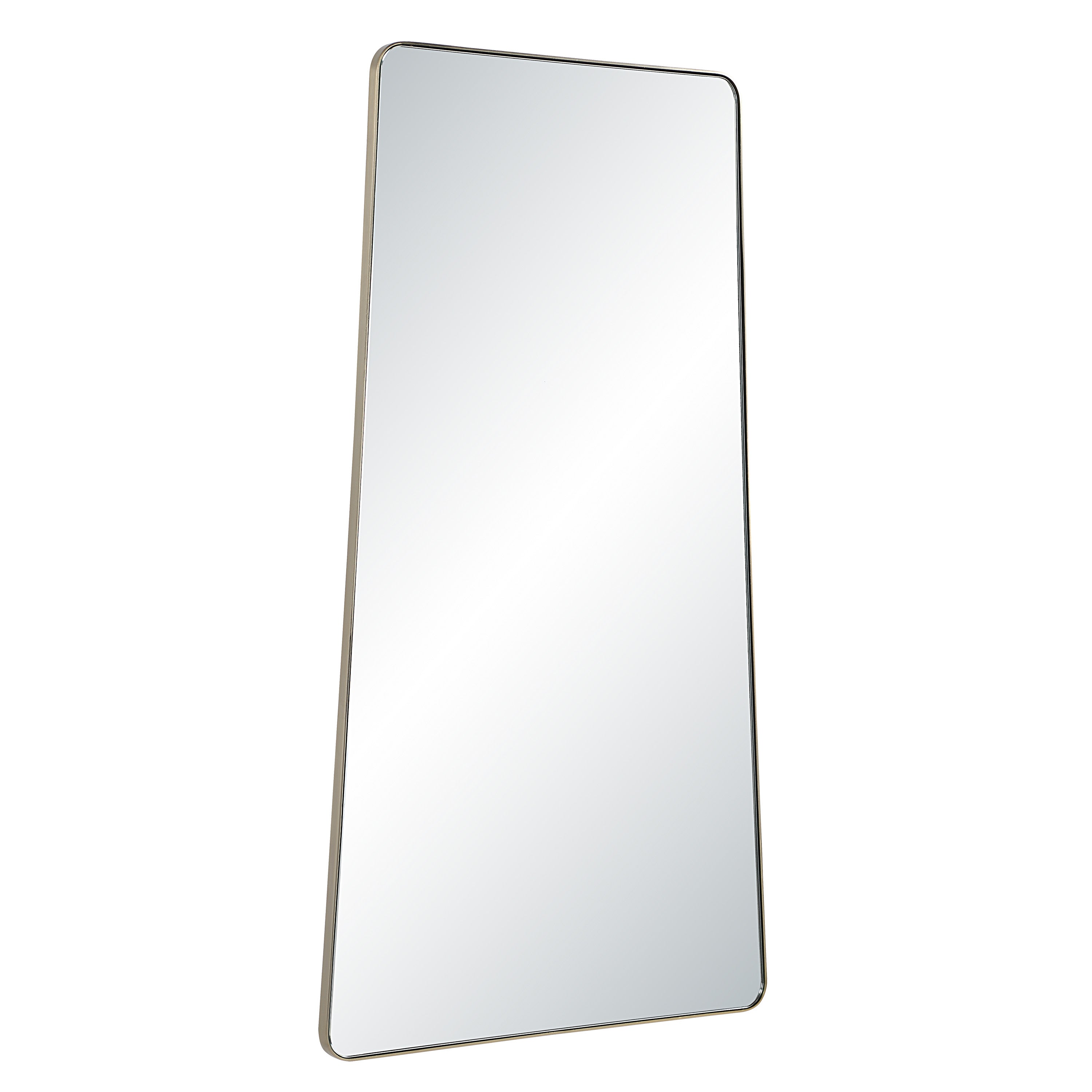 Miley 40" H x 22" W Wall Mirror, Yellow-Mirror-DECOROLALA