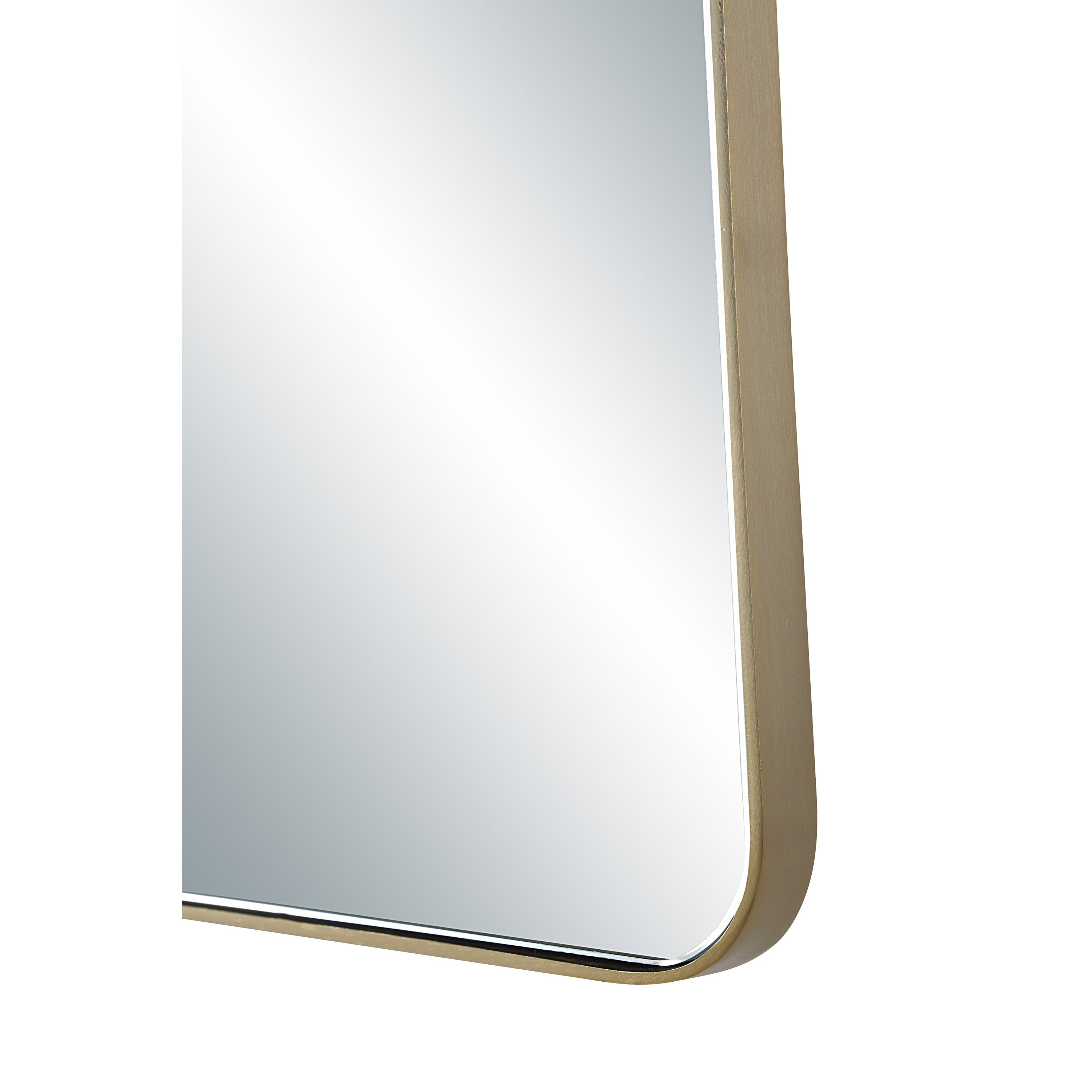 Miley 40" H x 22" W Wall Mirror, Yellow-Mirror-DECOROLALA