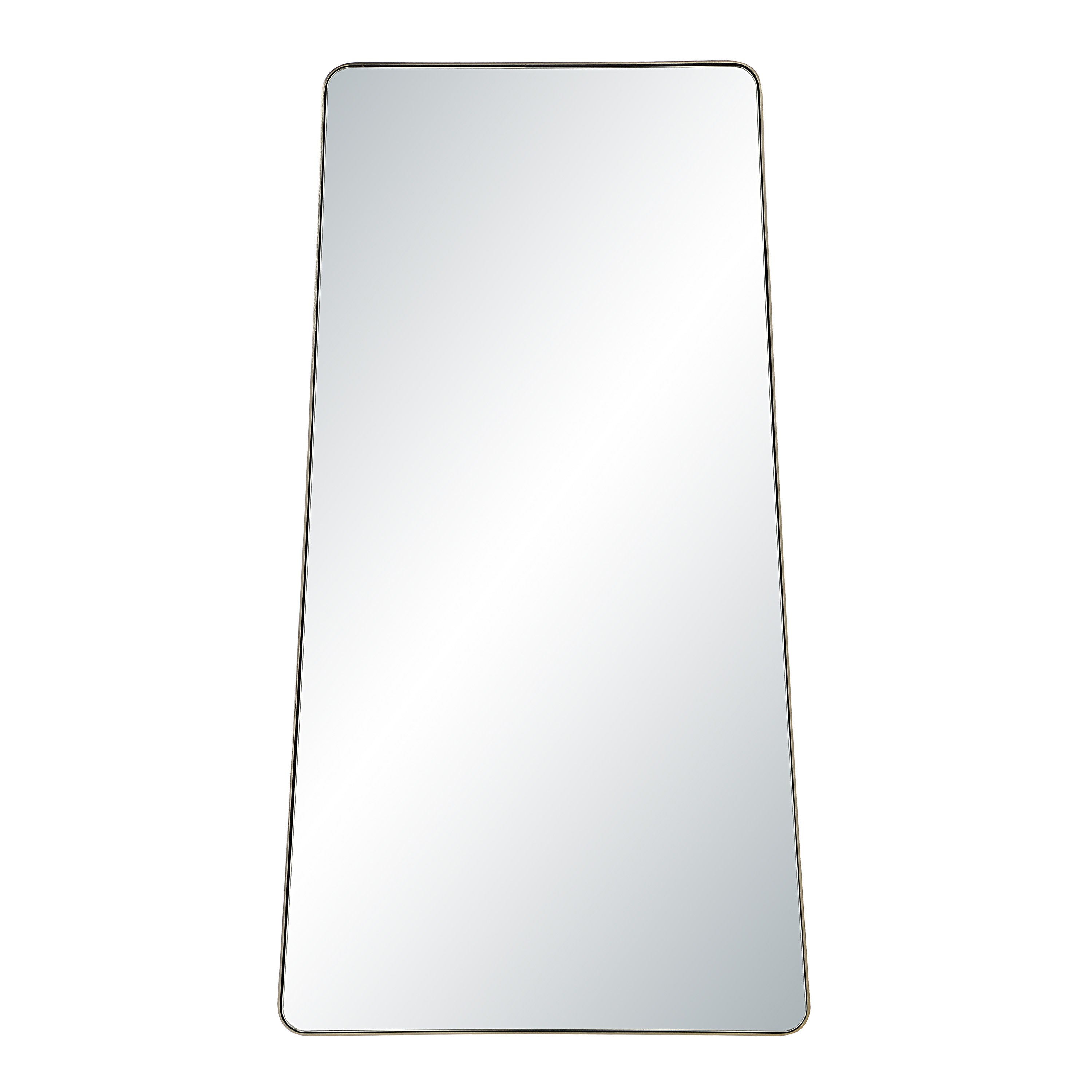 Miley 40" H x 22" W Wall Mirror, Yellow-Mirror-DECOROLALA