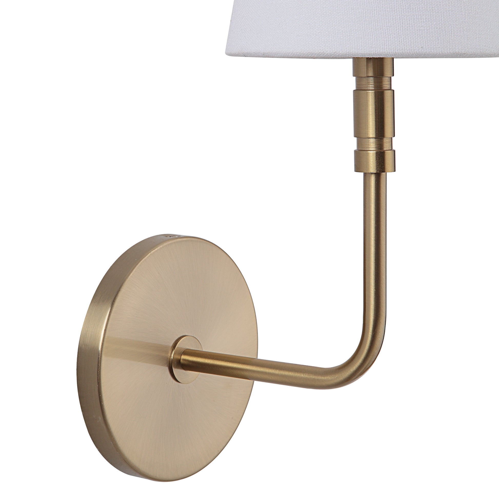 Milia 14.5" Burnished Brass 1-Light Wall Sconce-Wall Sconce-DECOROLALA