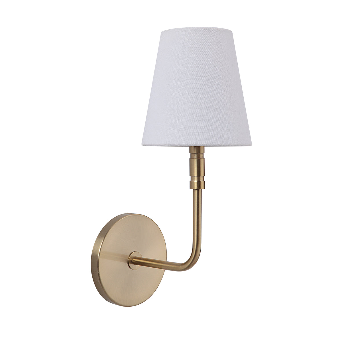 Milia 14.5" Burnished Brass 1-Light Wall Sconce-Wall Sconce-DECOROLALA