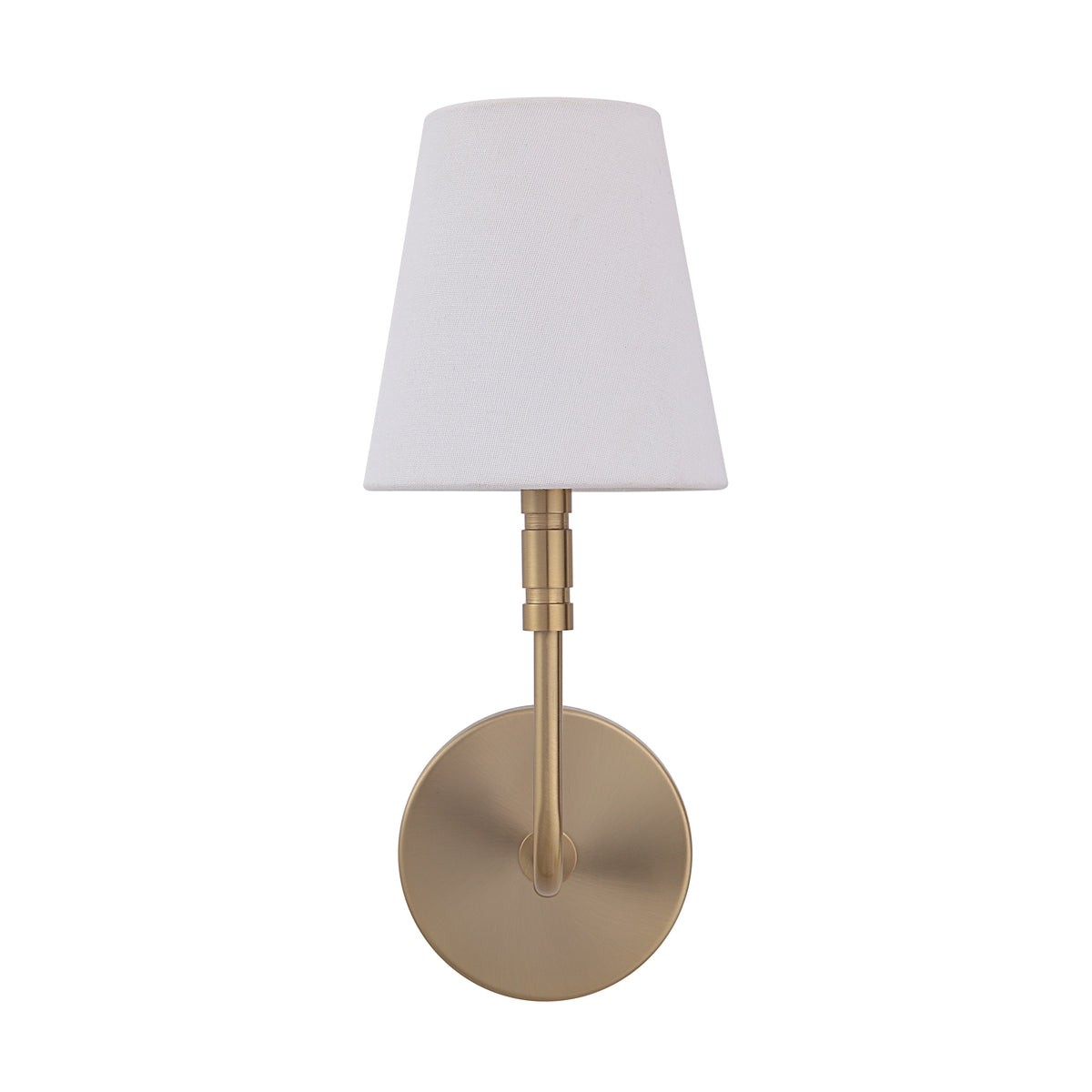 Milia 14.5" Burnished Brass 1-Light Wall Sconce-Wall Sconces-DECOROLALA