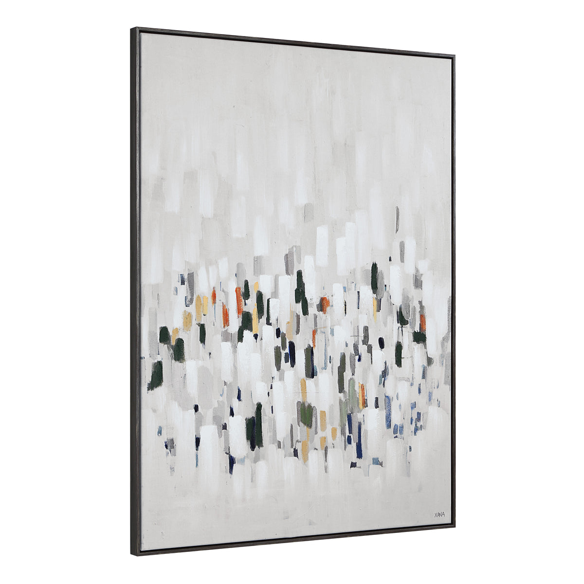 Milla 48" H x 36" W Canvas Art, Grey-Canvas Prints-DECOROLALA