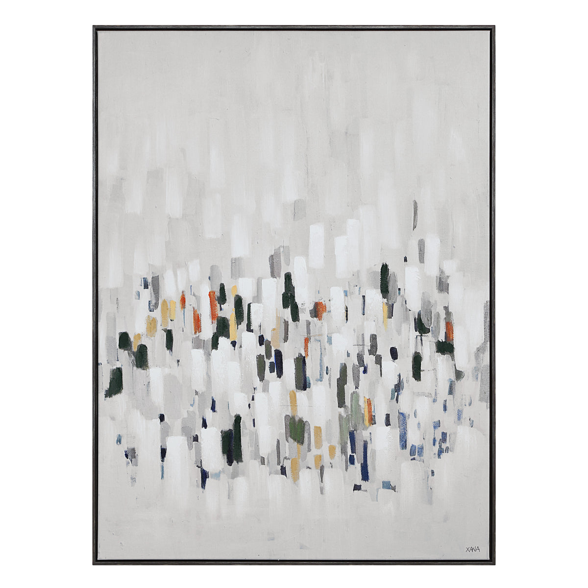Milla 48" H x 36" W Canvas Art, Grey-Canvas Prints-DECOROLALA