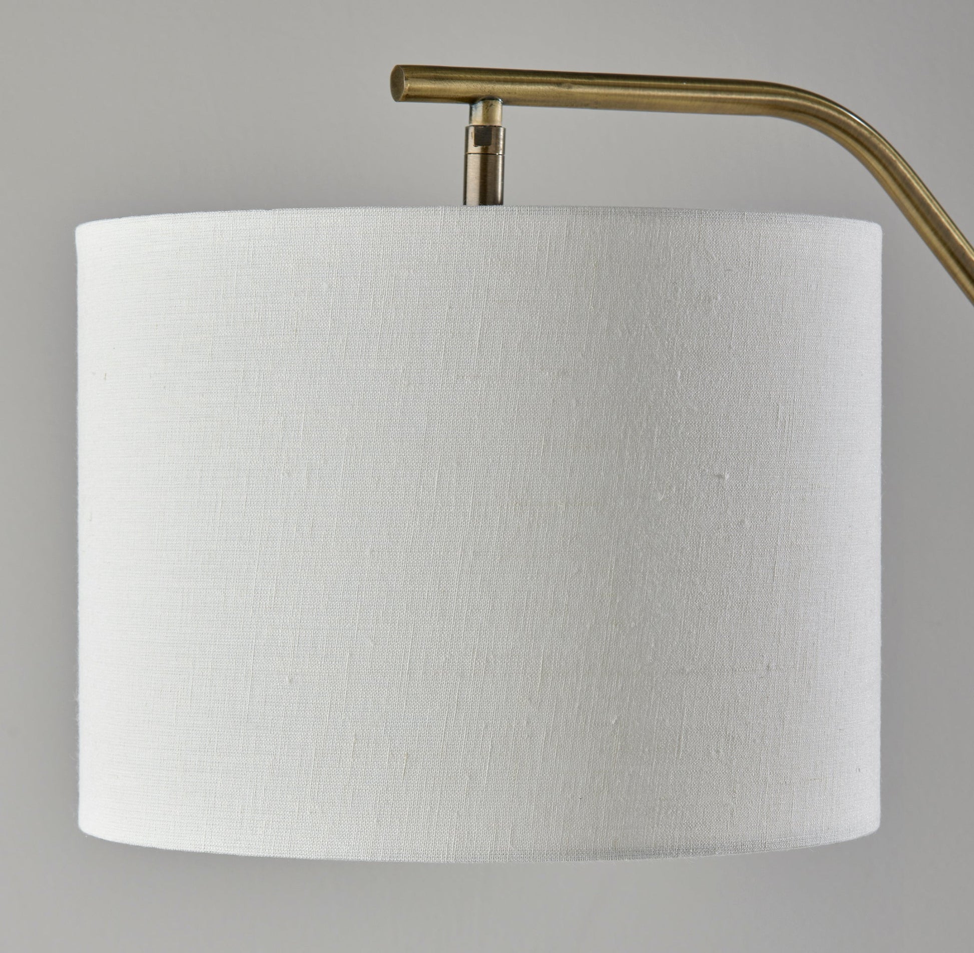 Milo Floor Lamp 60" - Black Off-White Shade-Lighting-DECOROLALA