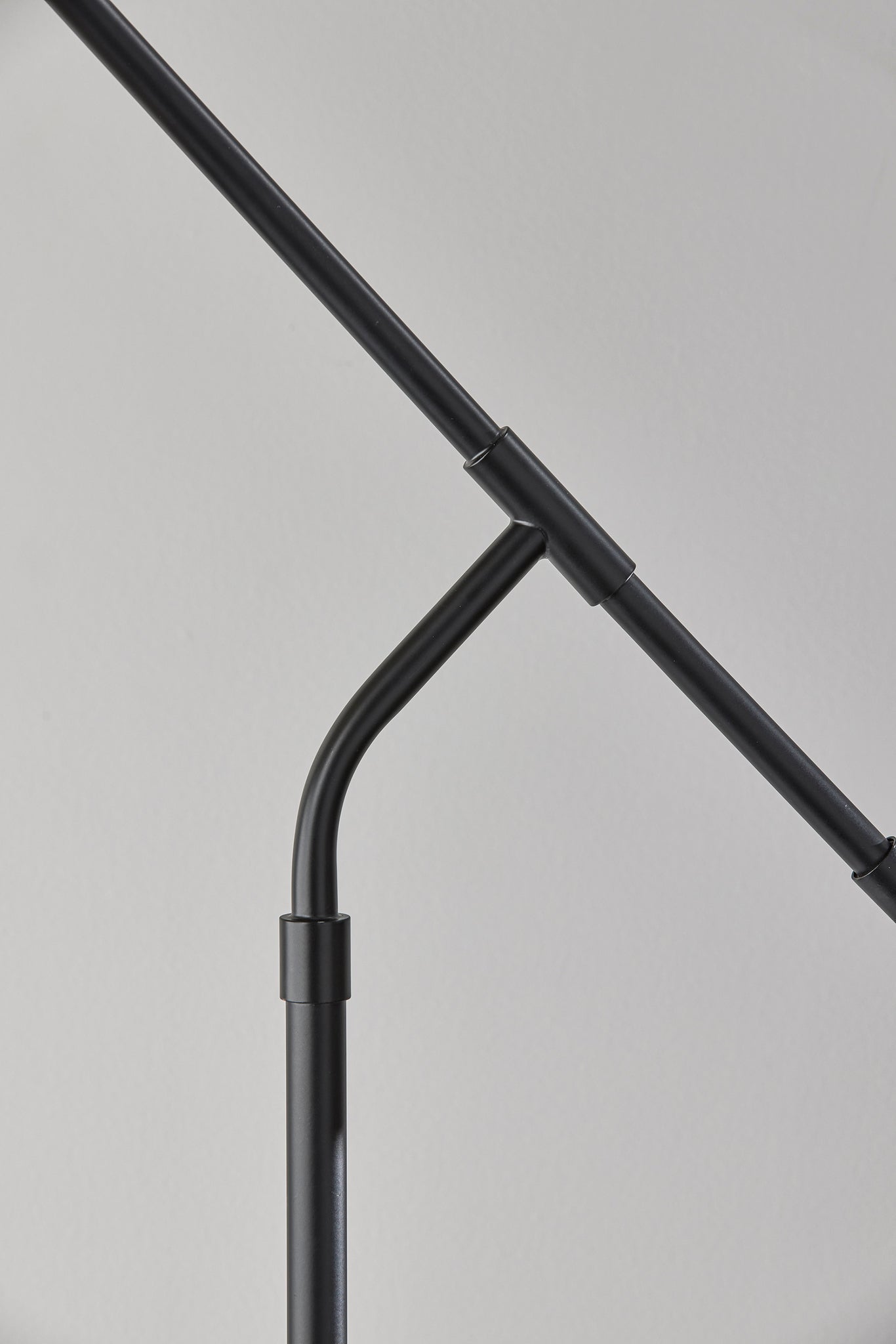 Milo Floor Lamp - Black Brass 60"-Lighting-DECOROLALA