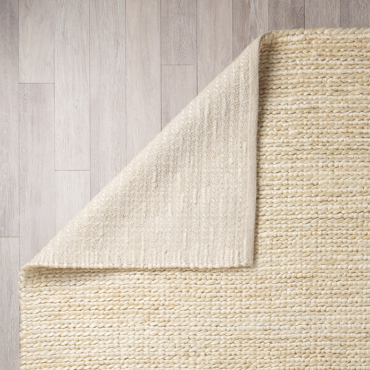Milo Handwoven 100% Hemp Area Rug - Natural 5' x 8'-Area Rugs-DECOROLALA