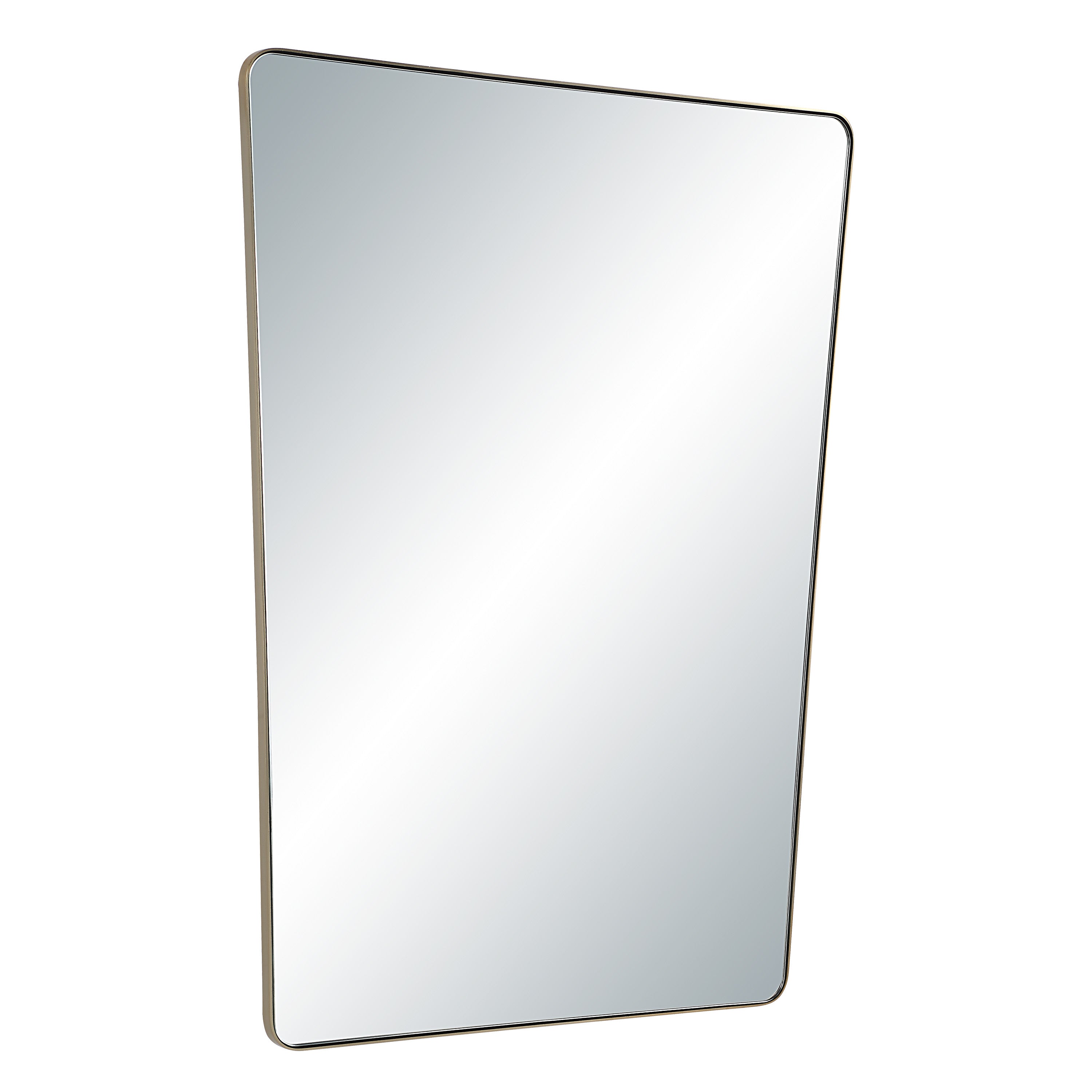 Mily 36" H x 28" W Wall Mirror, Yellow-Mirror-DECOROLALA