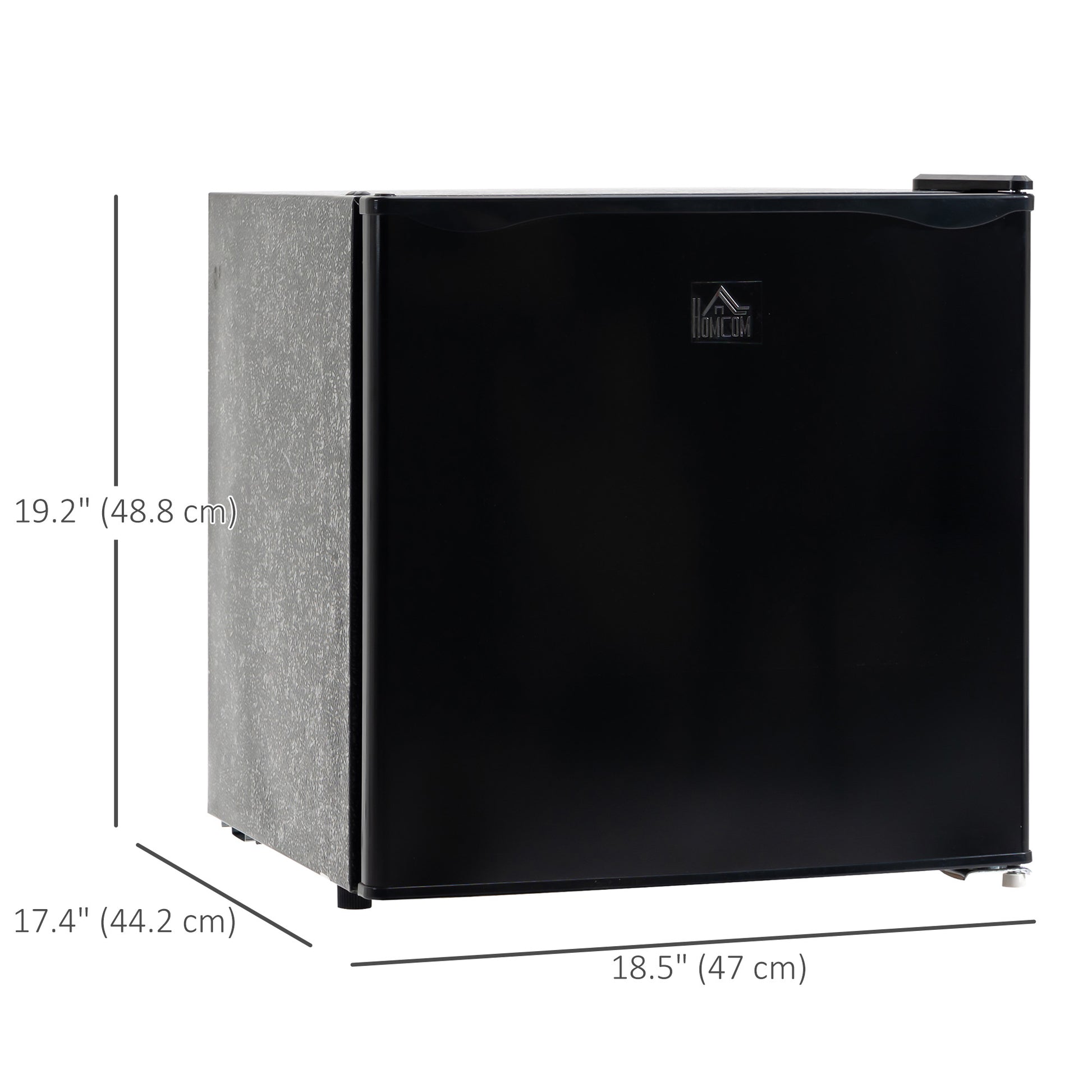 Mini Freezer 1.1 Cu. Ft. Upright Black-DECOROLALA