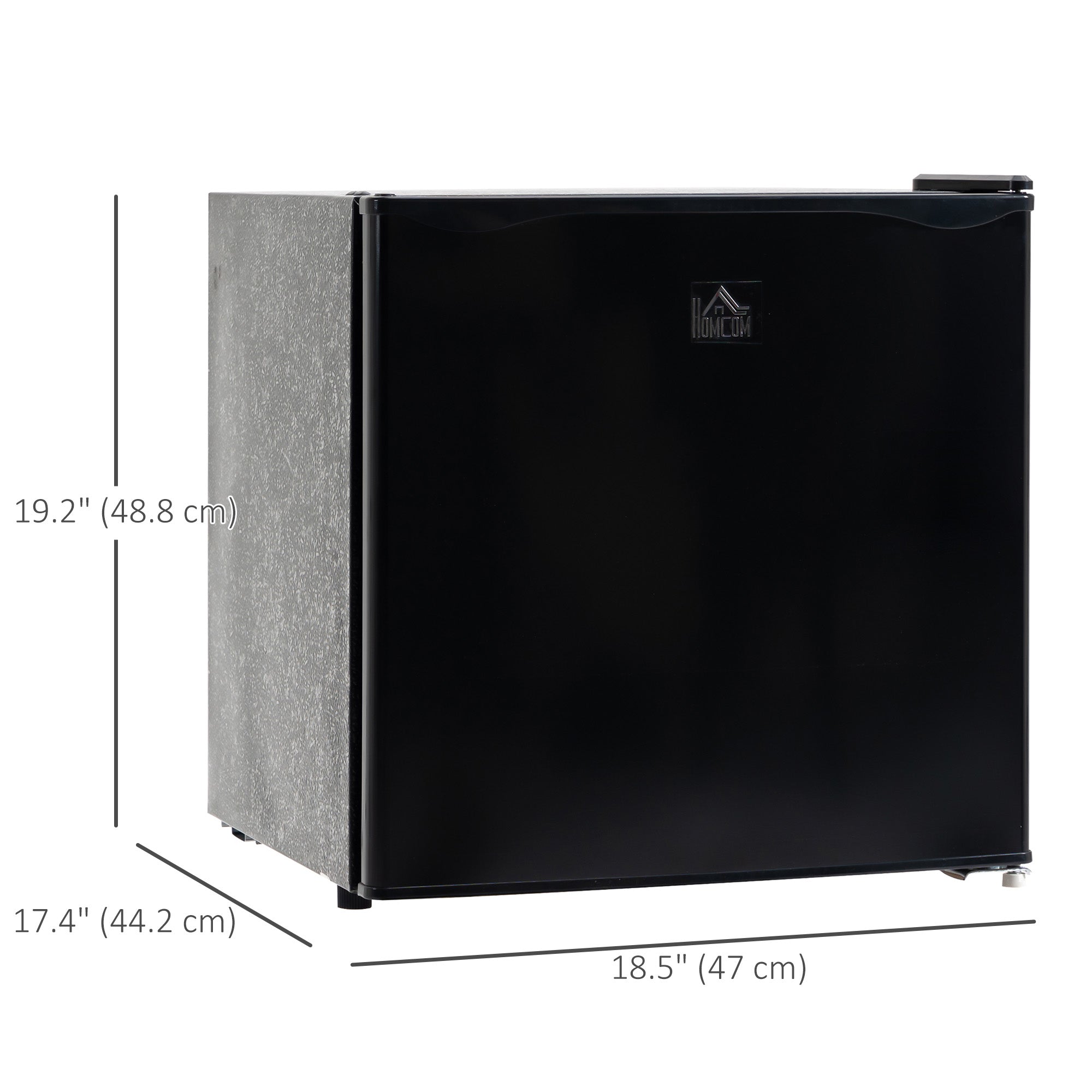 Mini Freezer 1.1 Cu. Ft. Upright Black-DECOROLALA