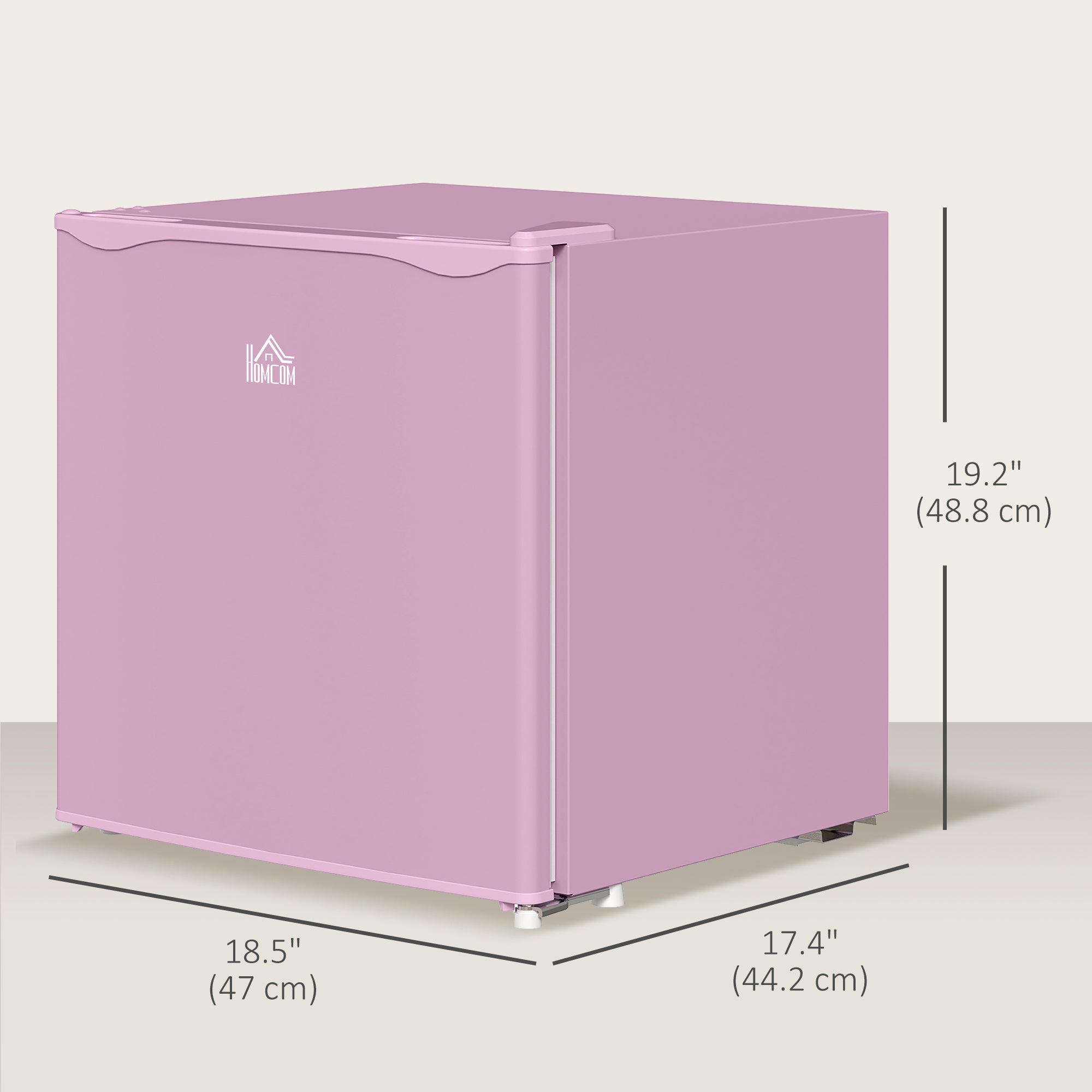 Mini Freezer 1.1 Cu. Ft. Upright Pink-DECOROLALA