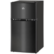 Mini Fridge 3.2 Cu Ft Freezer Black-DECOROLALA