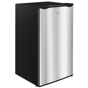 Mini Fridge Freezer 3.2 Cu.Ft Silver-DECOROLALA