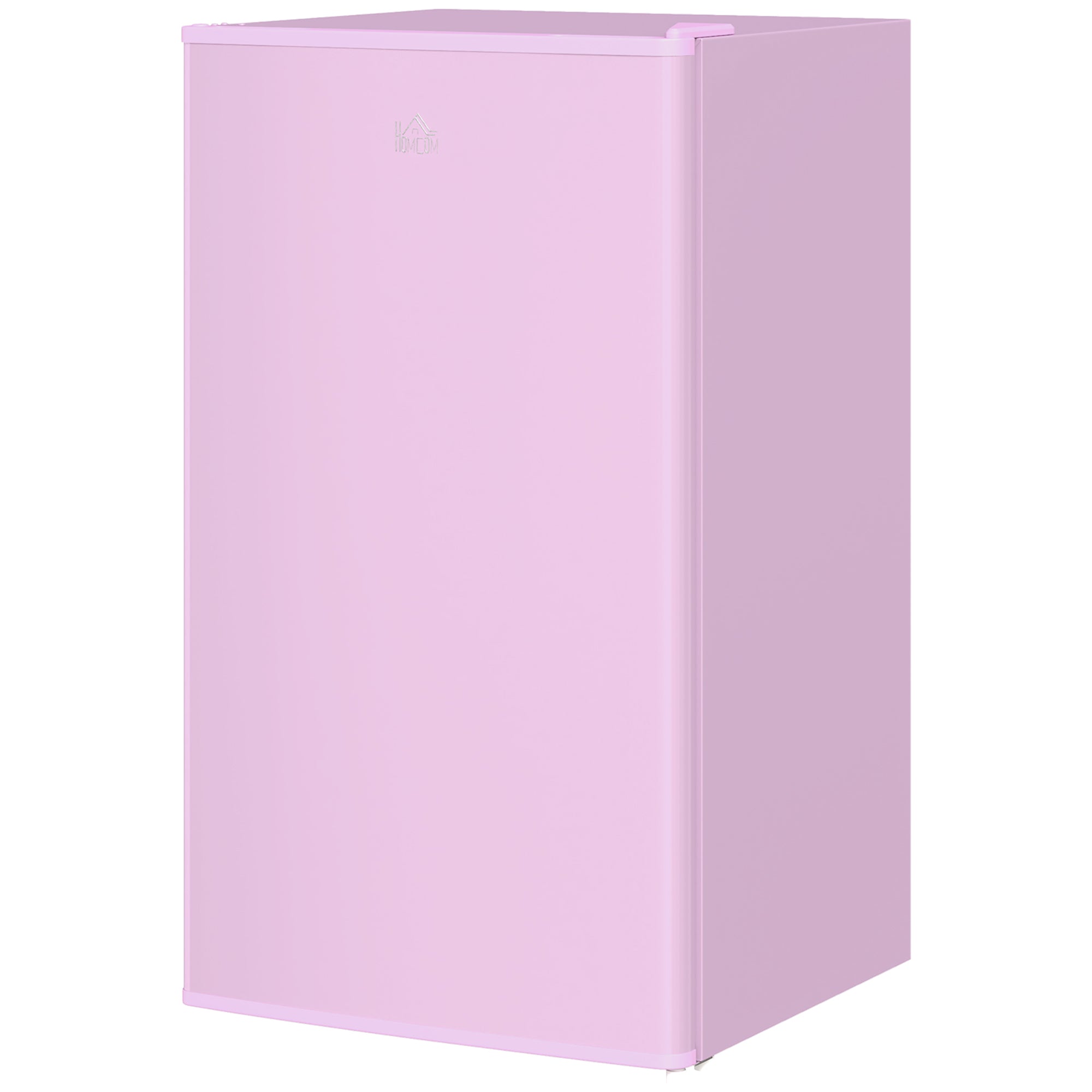 Mini Fridge with Freezer 3.2 Cu.Ft Pink-DECOROLALA