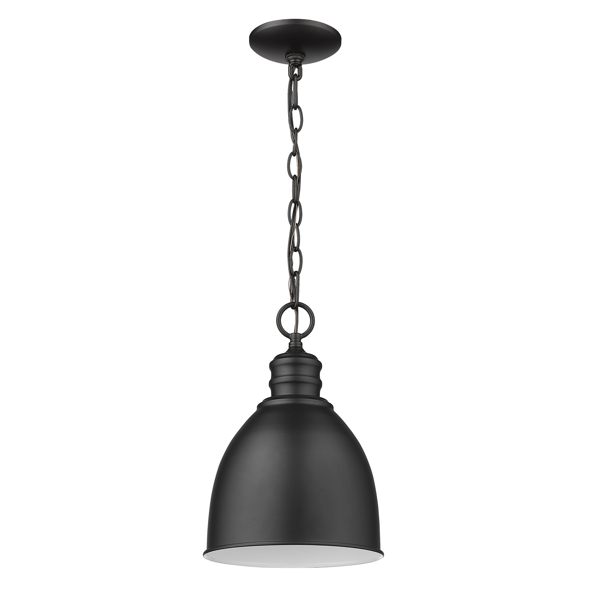Minimalist Black Metal Pendant Hanging Light-Pendants-Hanging Lights-DECOROLALA