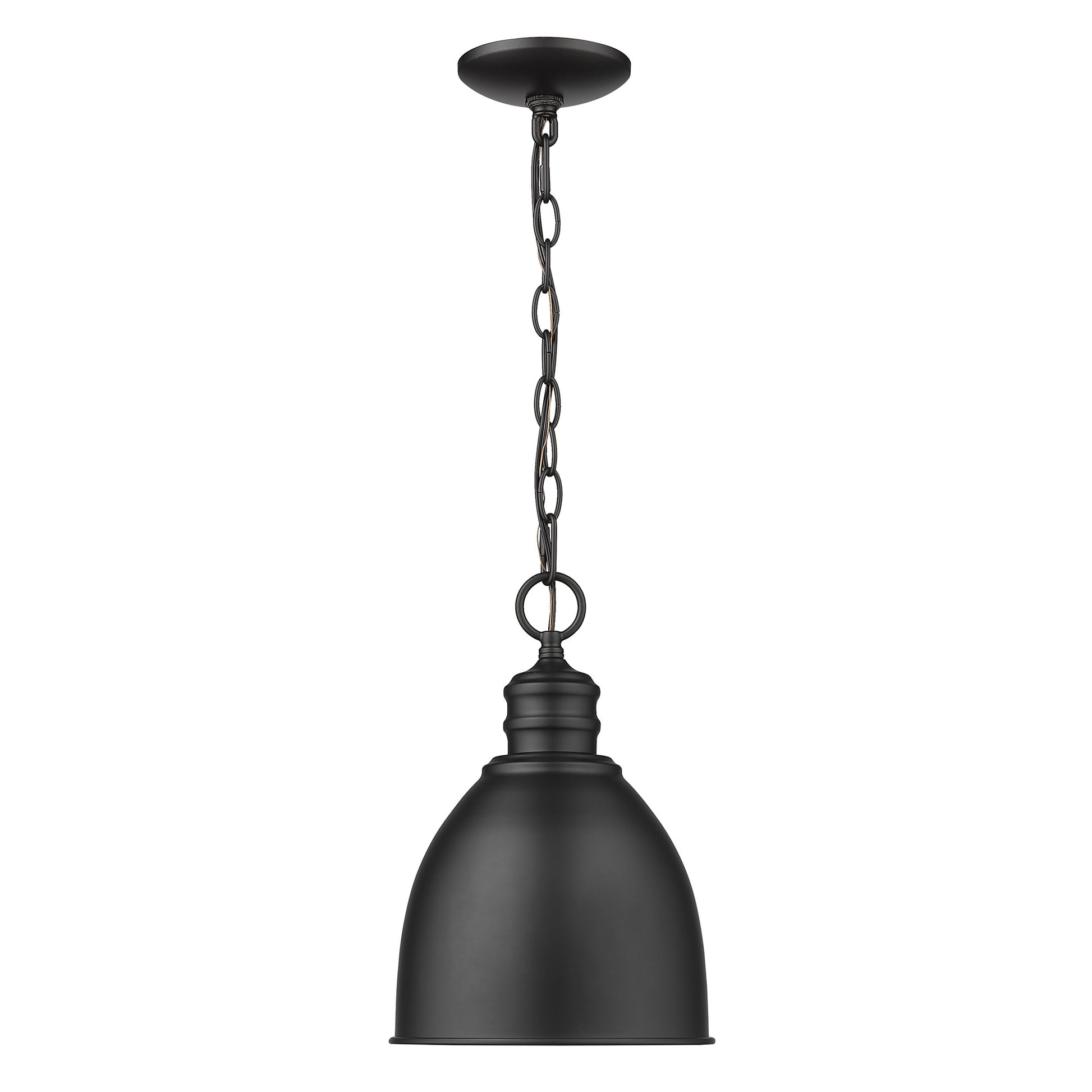 Minimalist Black Metal Pendant Hanging Light-Pendants-Hanging Lights-DECOROLALA