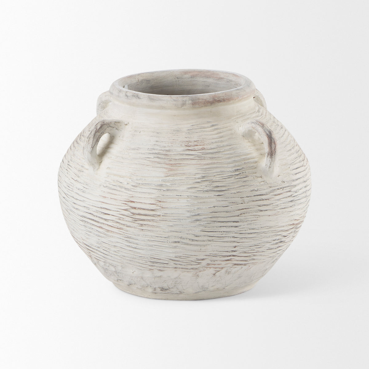 Misha 19.7L x 19.7W x 16.1H Ceramic Floor Vase-Vase-DECOROLALA