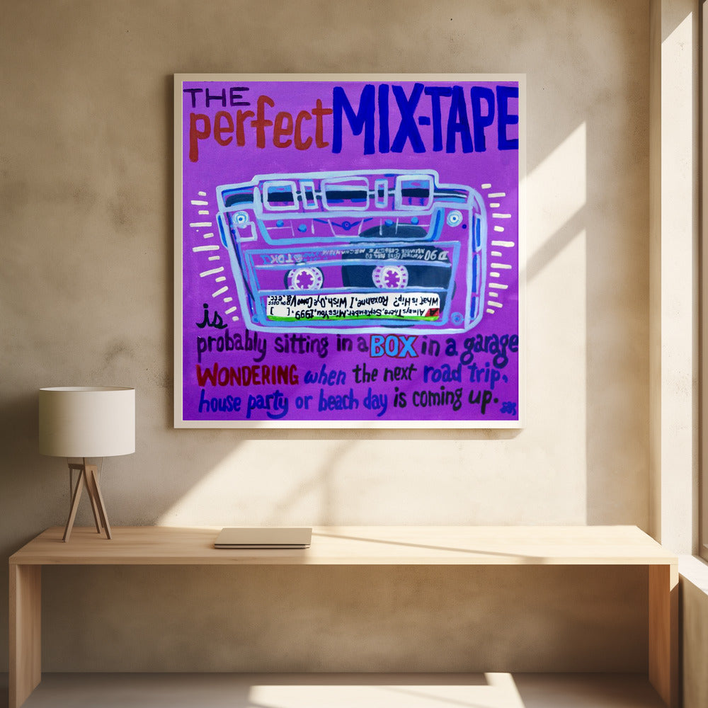 Mix Tape Canvas Print by Steve Spencer-Canvas Print-DECOROLALA