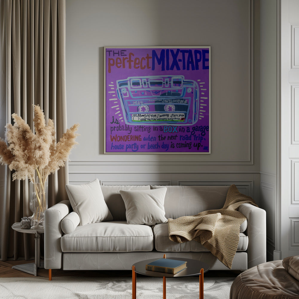 Mix Tape Canvas Print by Steve Spencer-Canvas Print-DECOROLALA