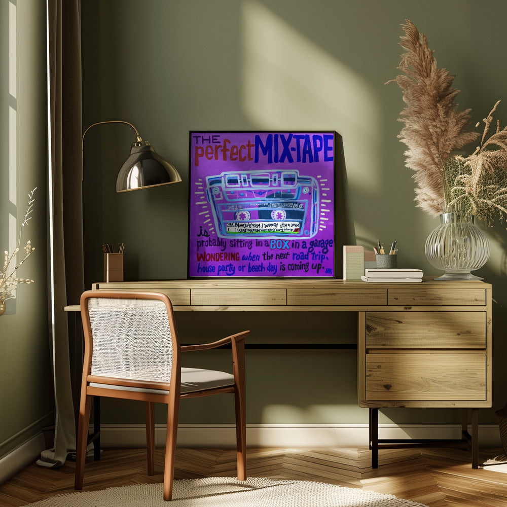Mix Tape Canvas Print by Steve Spencer-Canvas Print-DECOROLALA