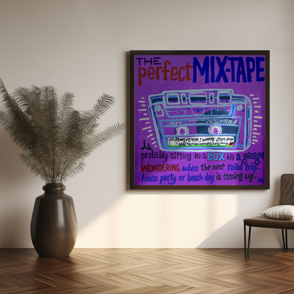 Mix Tape Canvas Print by Steve Spencer-Canvas Print-DECOROLALA