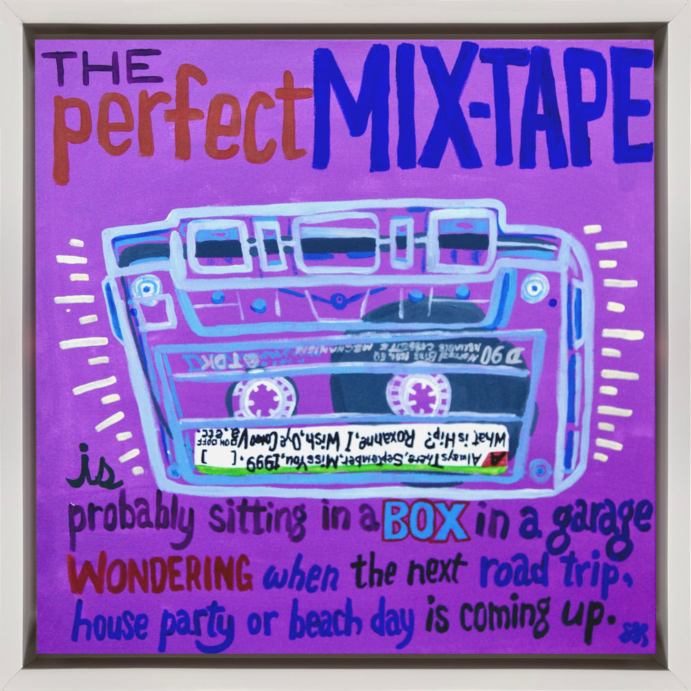 Mix Tape Canvas Print by Steve Spencer-Canvas Print-DECOROLALA