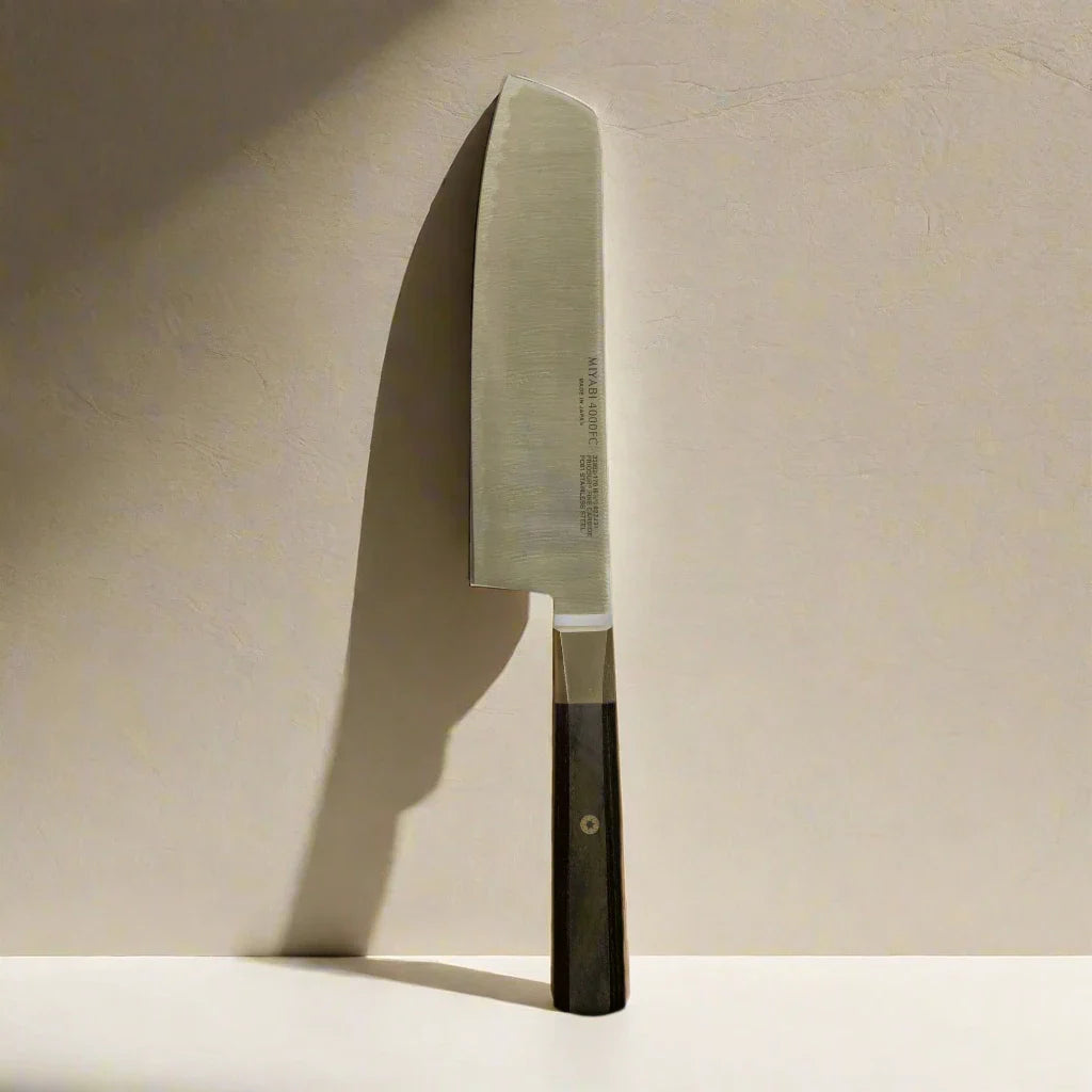 Miyabi 4000 FC 6.5" Nakiri Knife - Brown Handle-Santoku-DECOROLALA