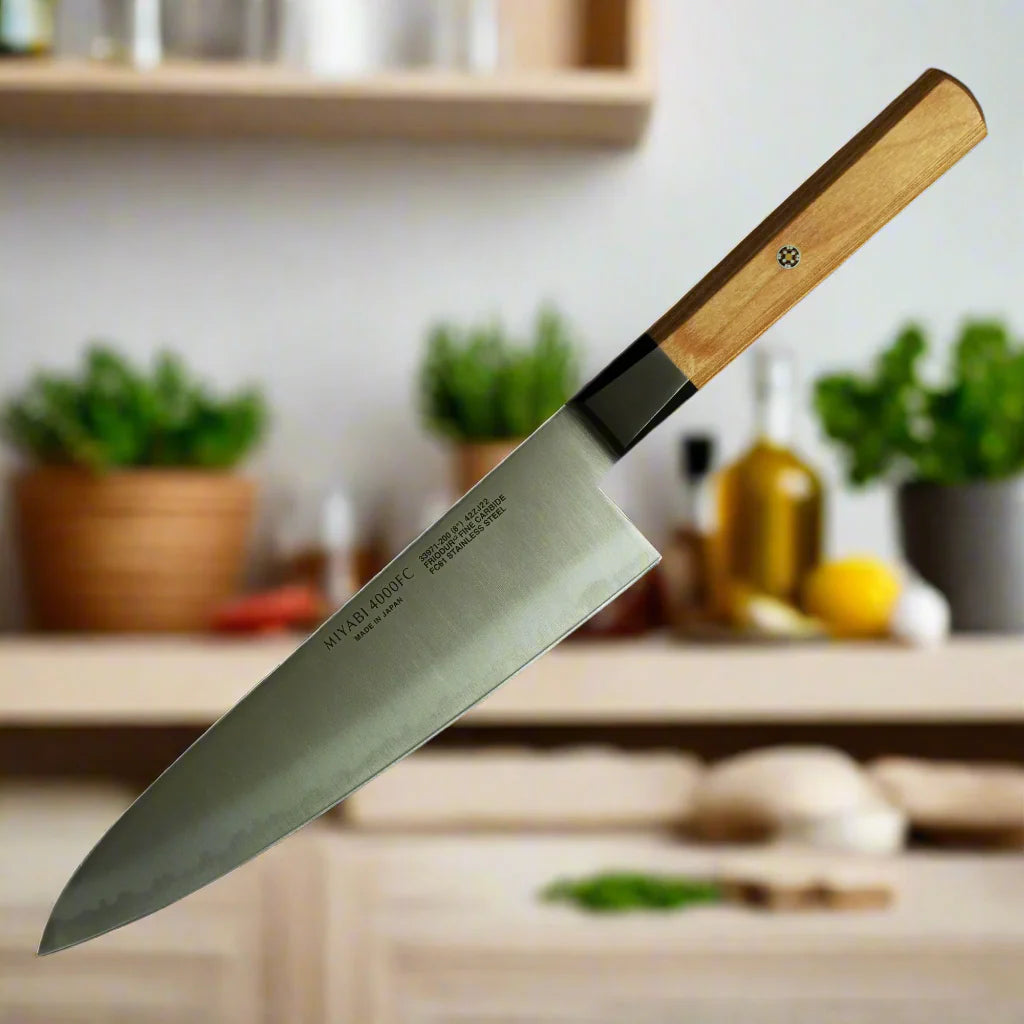 Miyabi 4000FC 8-Inch Gyutoh Knife - Beige Handle-Gyuto-DECOROLALA