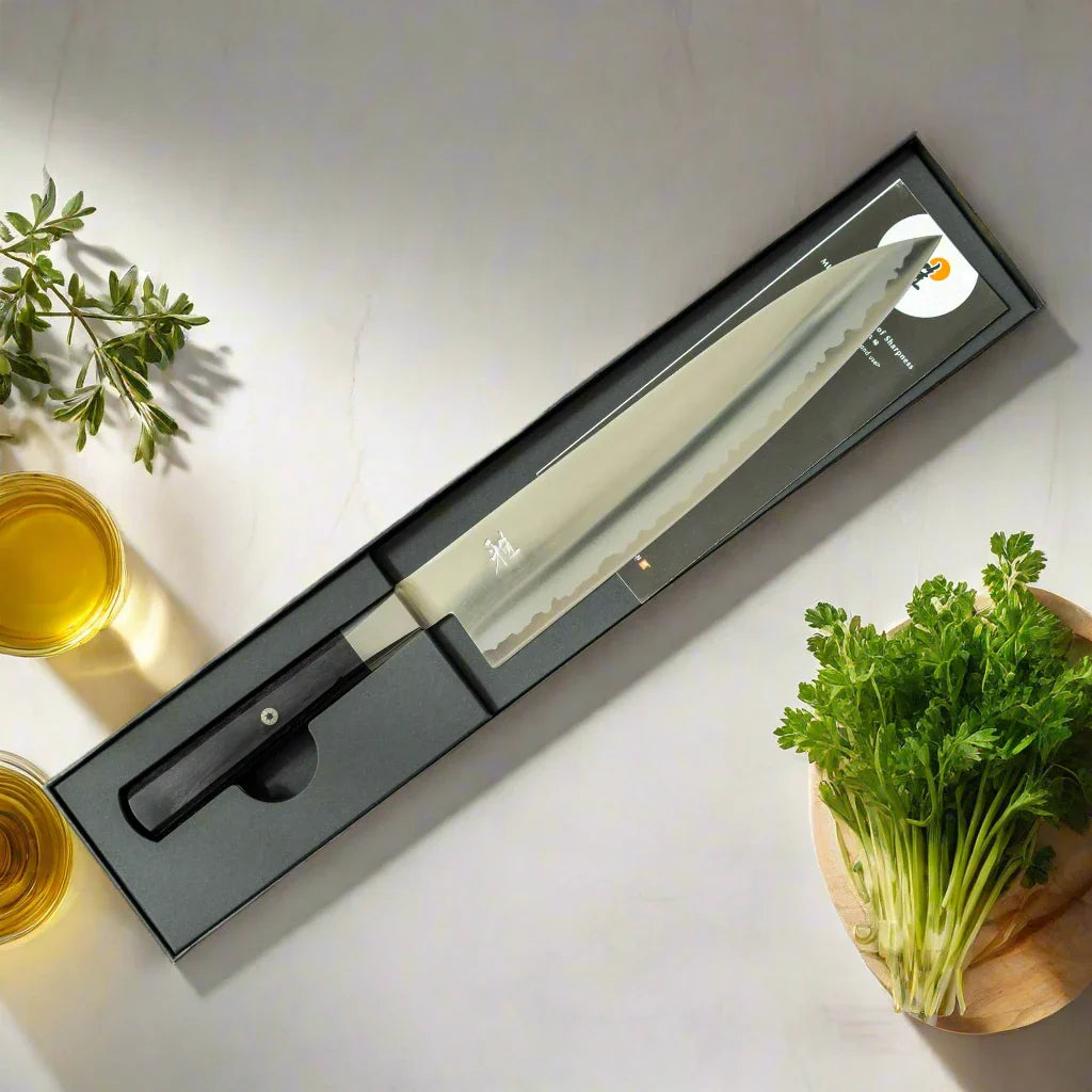 Miyabi 4000FC 9.5-Inch Gyutoh Knife - FC61 Stainless Steel-Gyuto-DECOROLALA