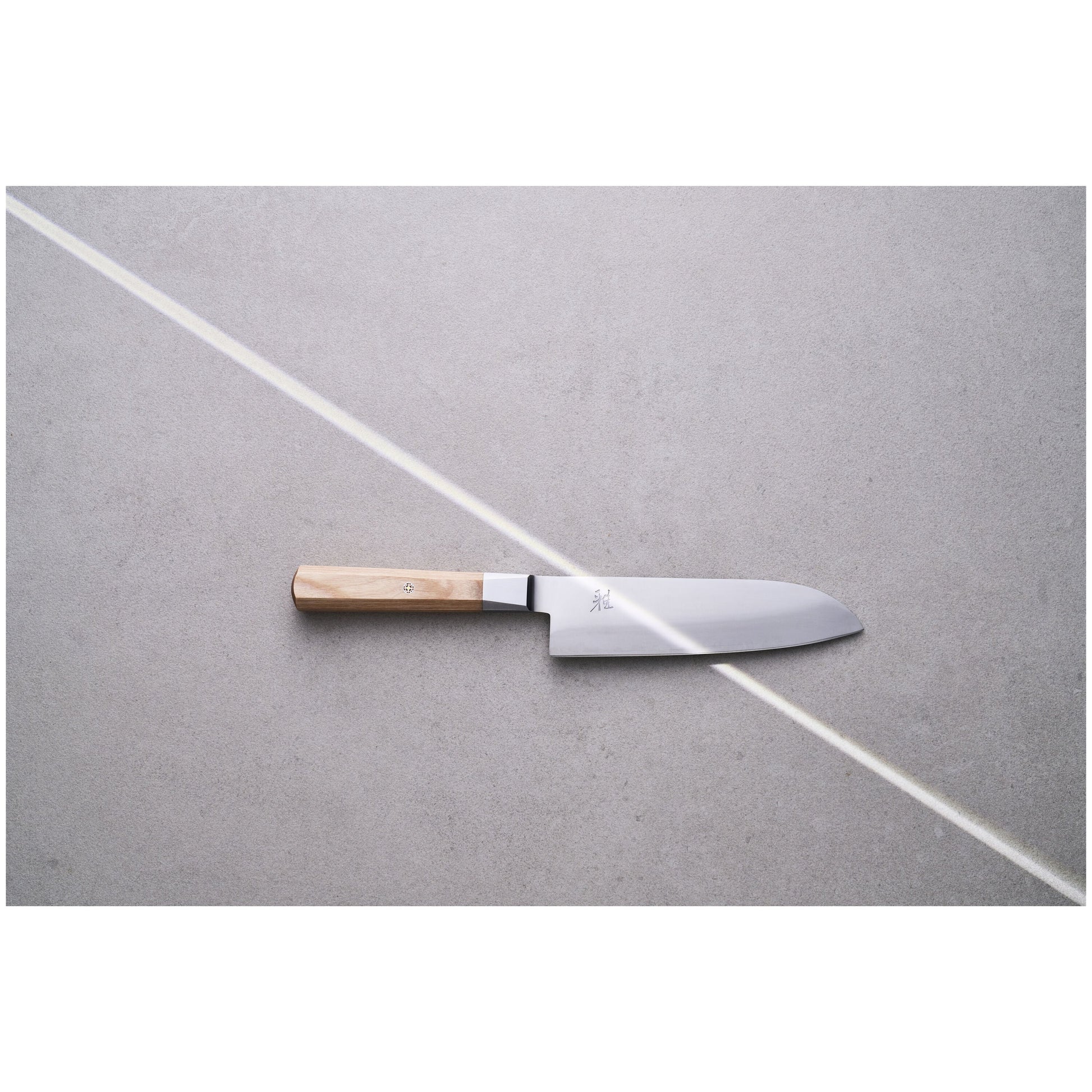 Miyabi 4000FC Santoku Knife - 7" Pakkawood Handle Beige-DECOROLALA