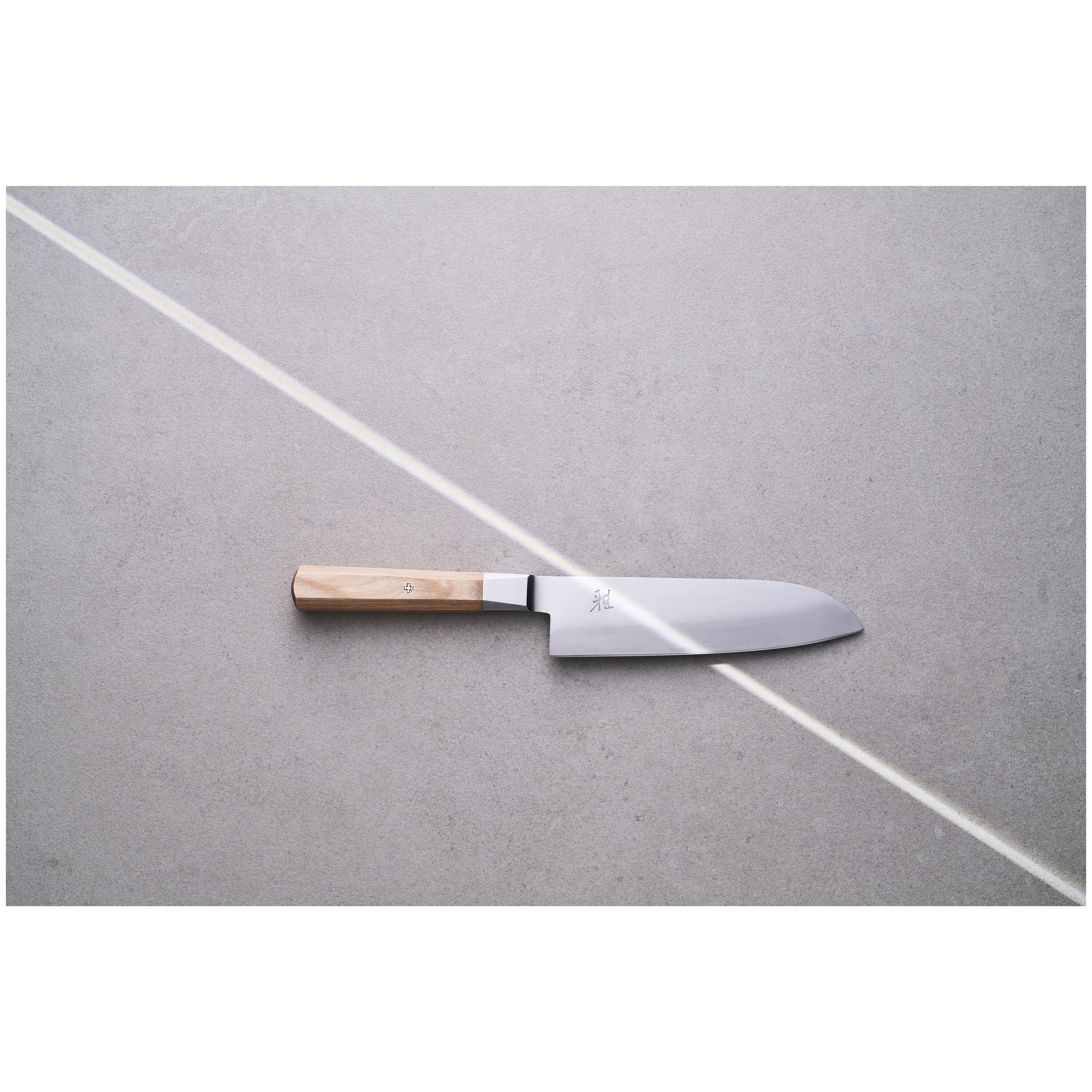 Miyabi 4000FC Santoku Knife - 7" Pakkawood Handle Beige-DECOROLALA