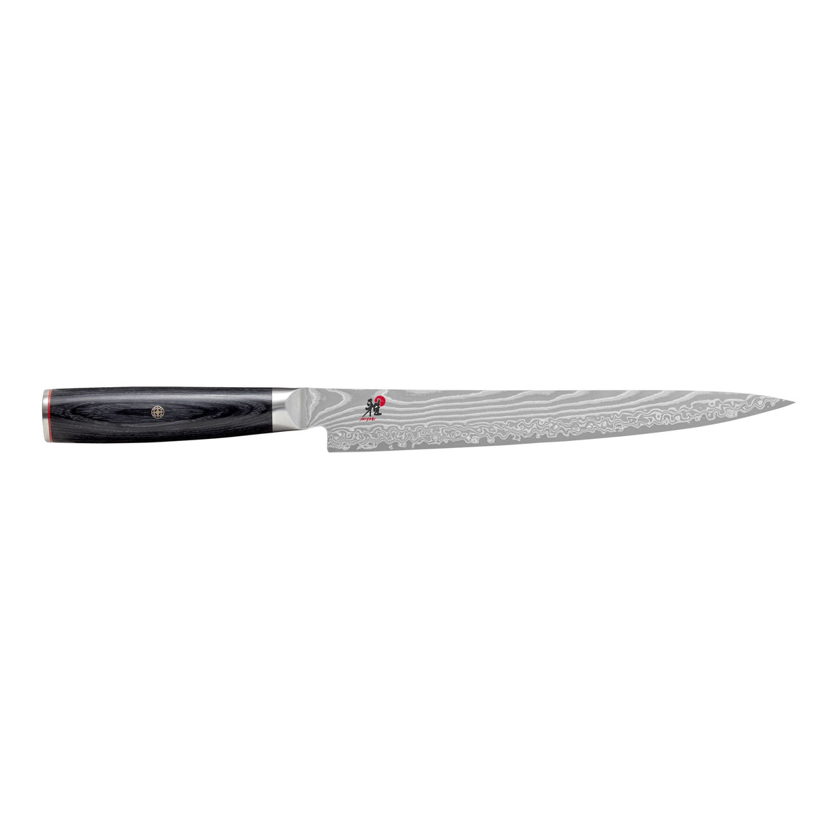 Miyabi 5000 FC-D 9.5" Sujihiki Slicing Knife - Black Pakkawood-Carving Knives-DECOROLALA