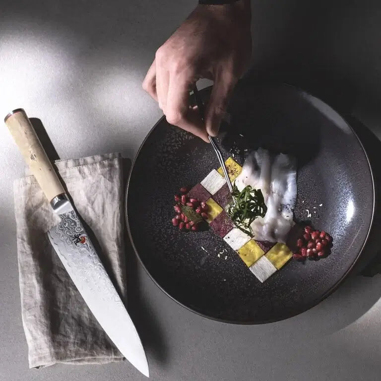 Miyabi 5000MCD Gyutoh Chef's Knife - 8" Birch Handle-Gyuto-DECOROLALA