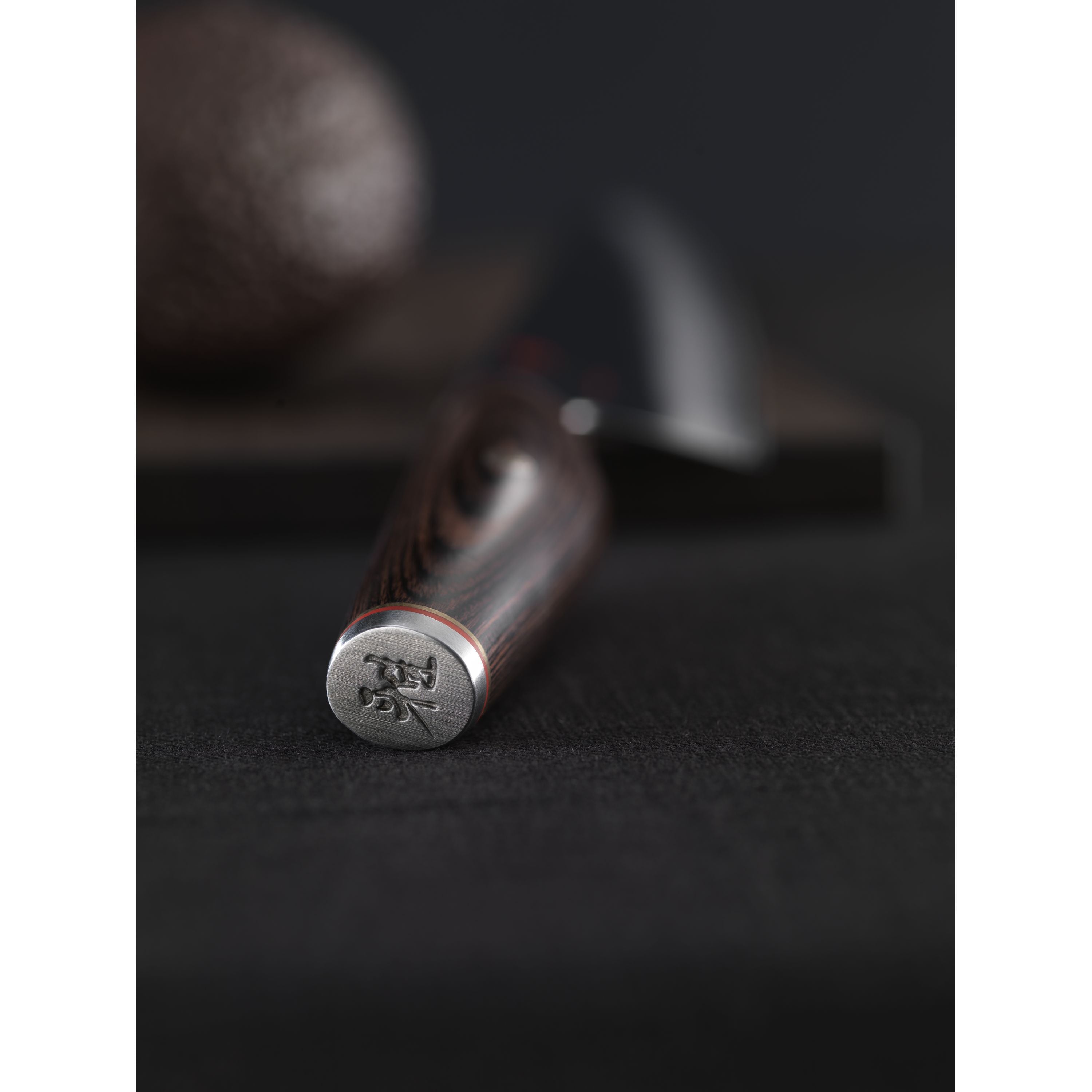 Miyabi 6000 MCT 9" Bread Knife - Hammered Finish Brown Handle-Bread Knife-DECOROLALA
