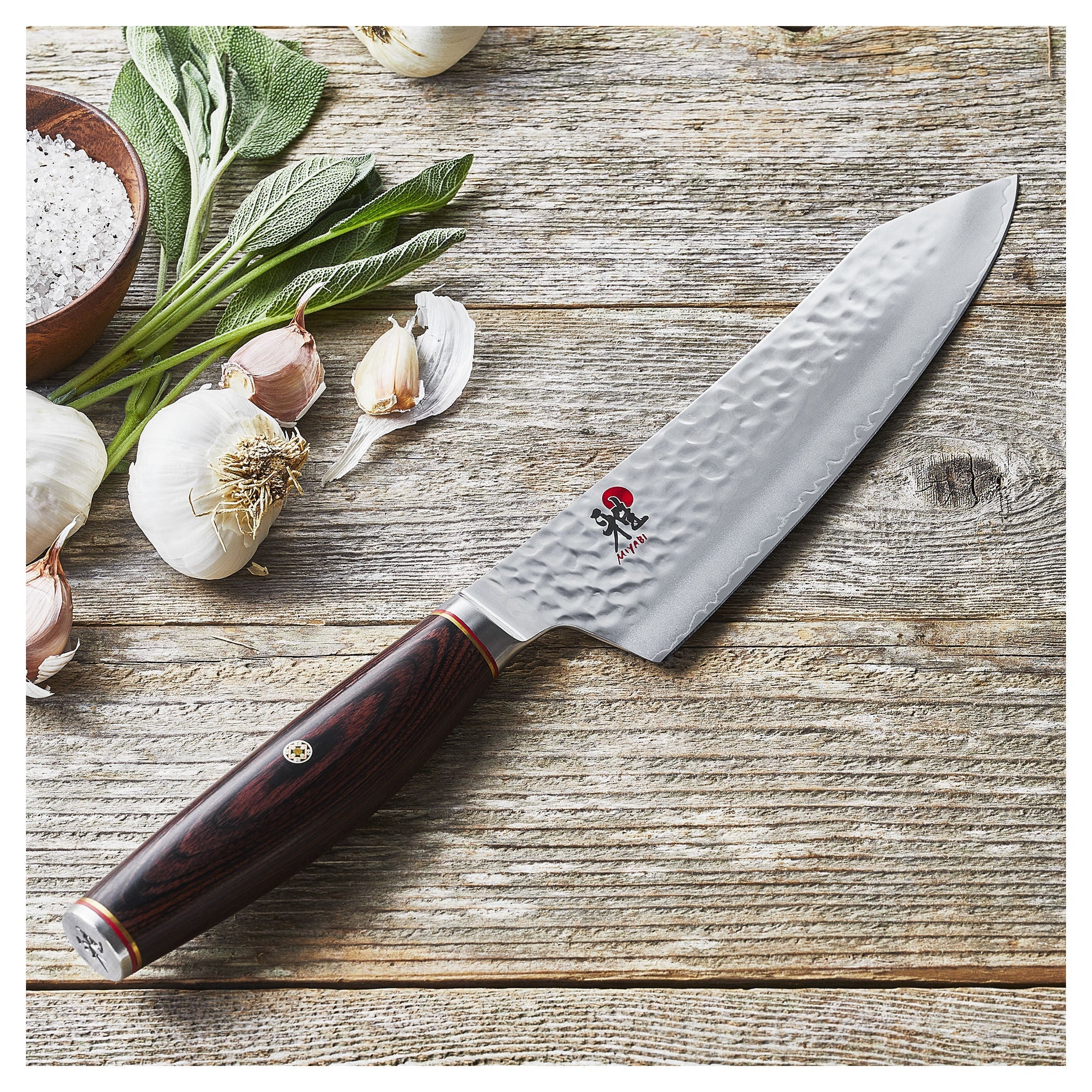 Miyabi 6000 MCT Artisan 2-Piece Knife Set - Brown SG2 Steel-Knife Set-DECOROLALA