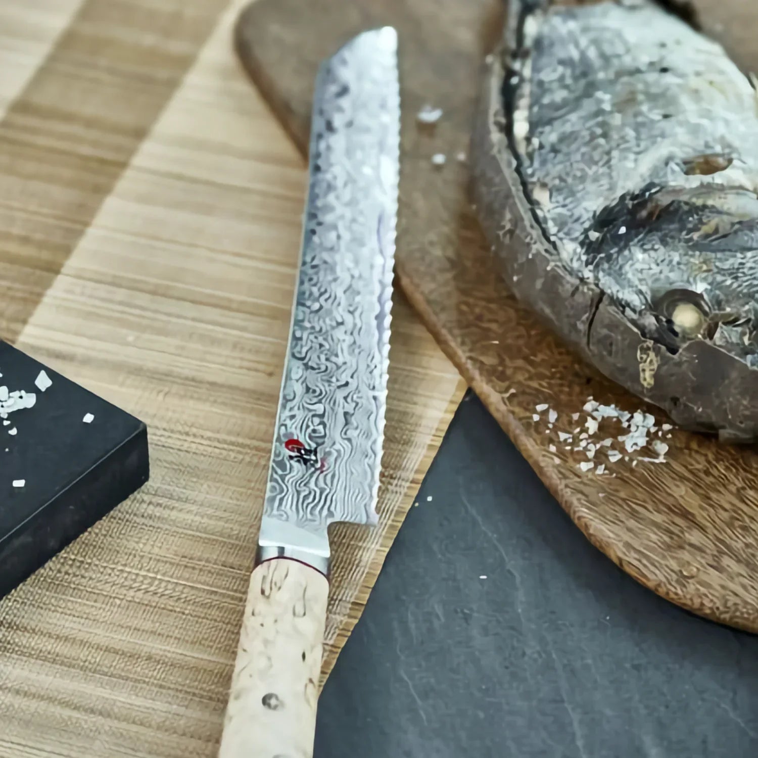 Miyabi Birchwood 5000MCD 9-inch Bread Knife-Bred Knife-DECOROLALA