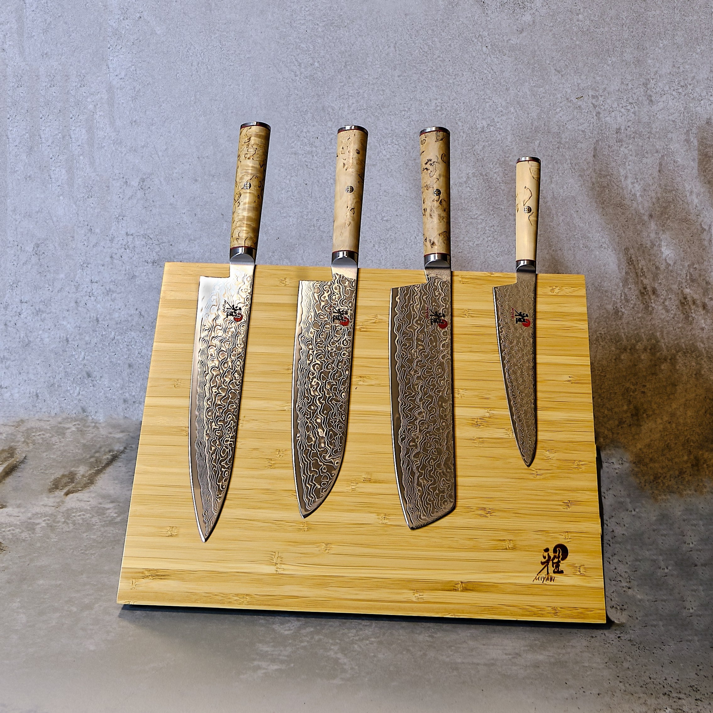 Miyabi Essential 5-Piece Knife Set with Magnetic Block-Knife Set-DECOROLALA