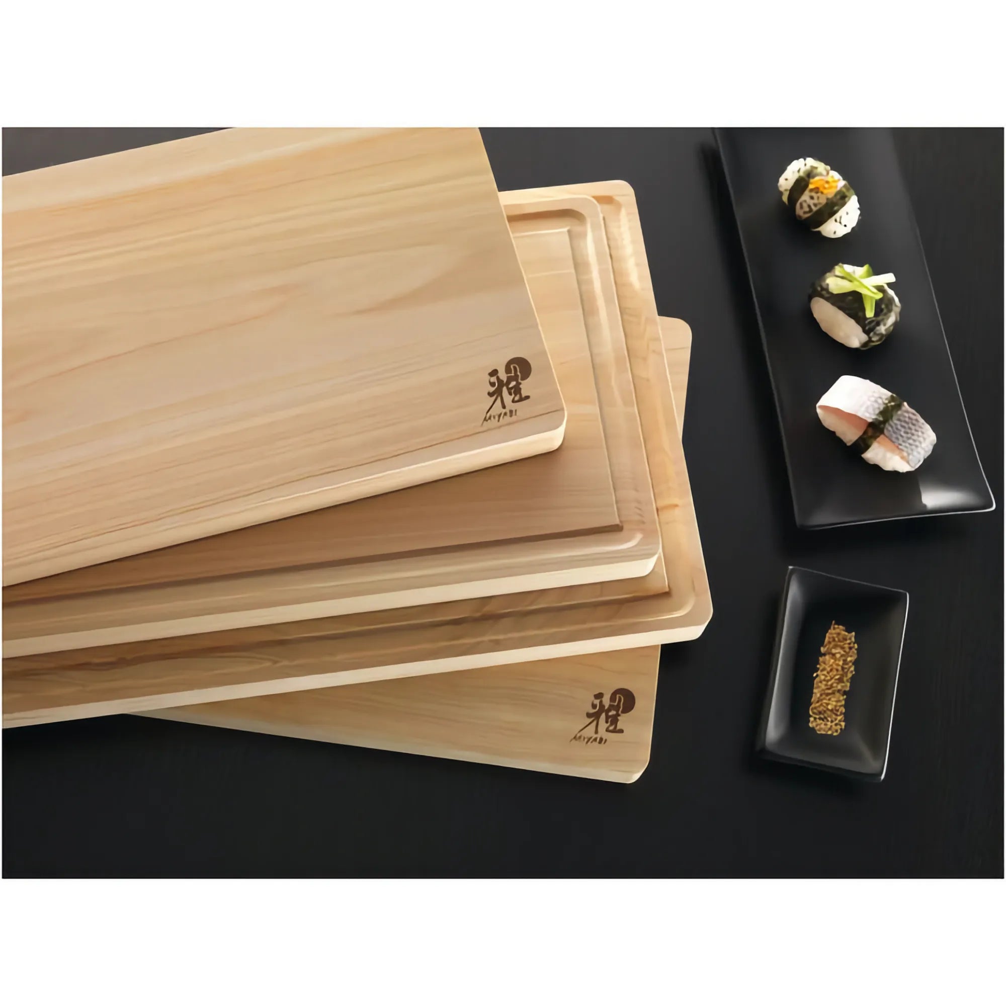 Miyabi Hinoki Cutting Board - 35 x 20 cm Japanese Cypress-Cutting Board-DECOROLALA