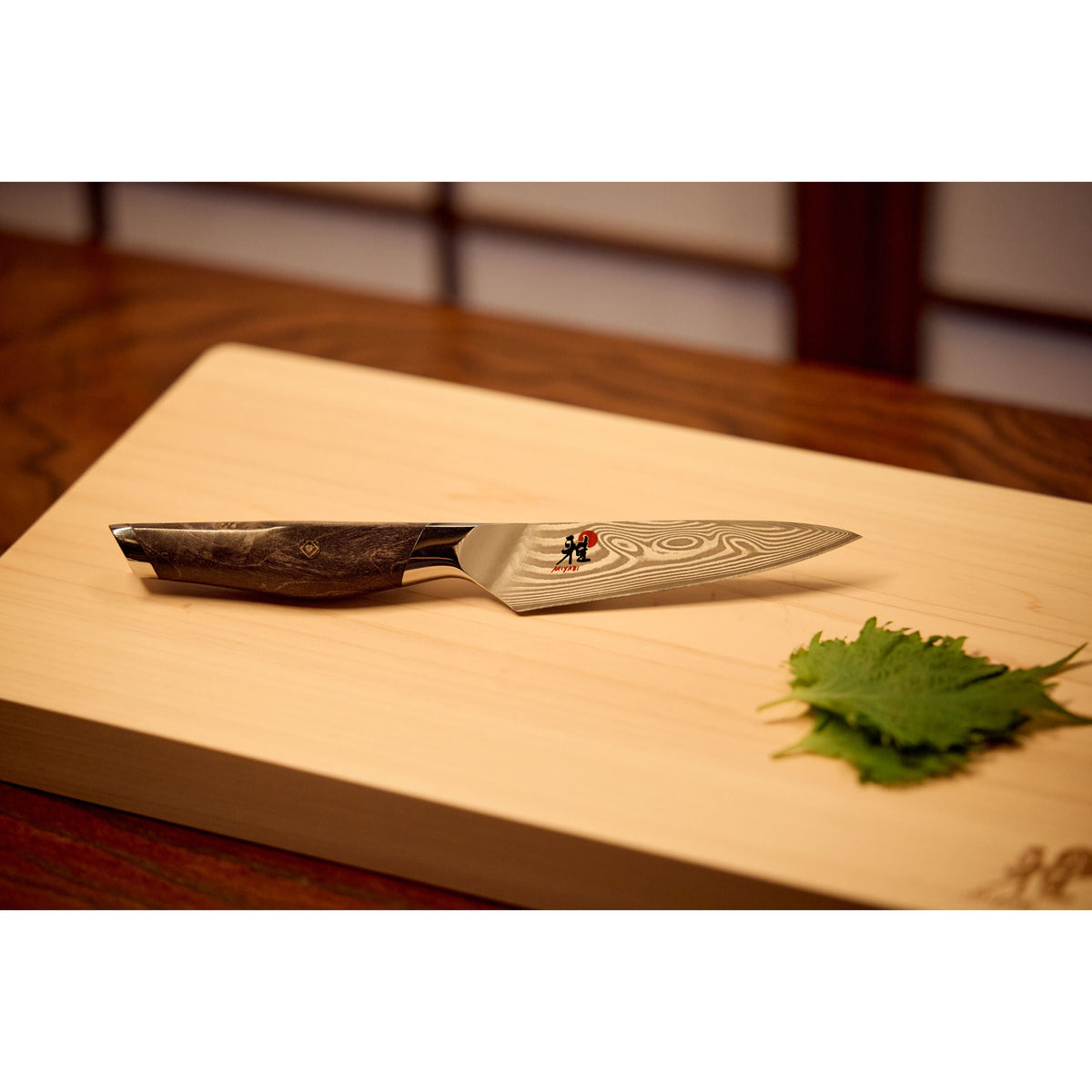Miyabi Iki 3.5" Shotoh Paring Knife - Maple Wood Brown-Utility Knives-DECOROLALA
