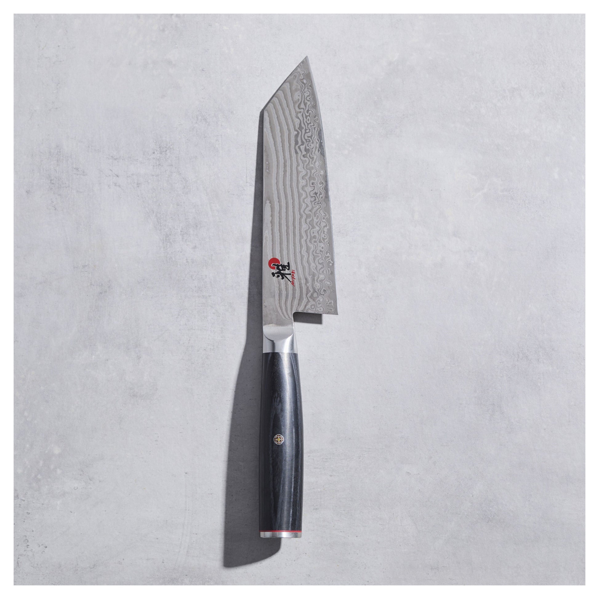 Miyabi Kaizen II 5000FCD Bunka Knife - 7" Damascus Black-Bunka Knife-DECOROLALA